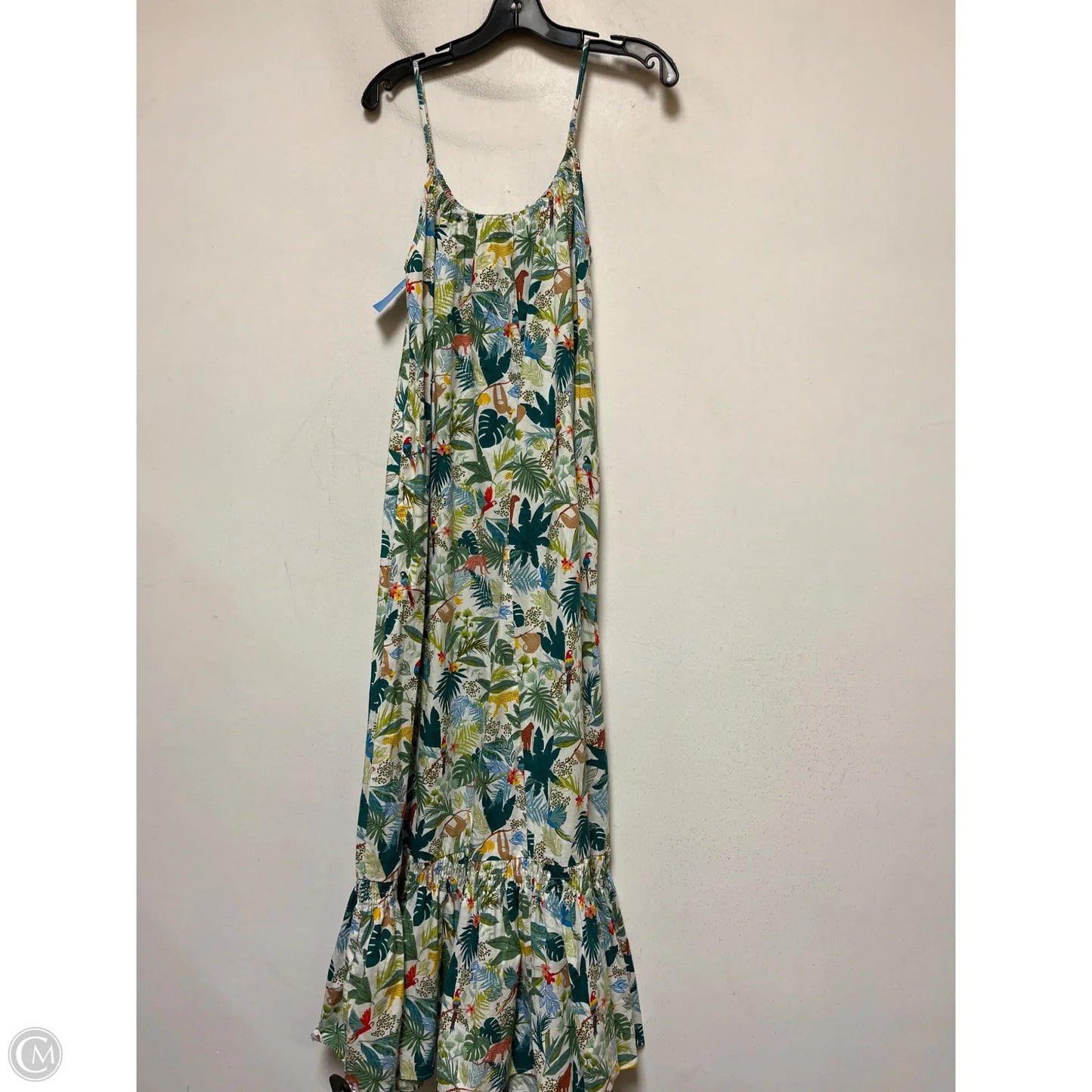 Dress Casual Maxi By Molly Bracken In Tropical Print, Size: M