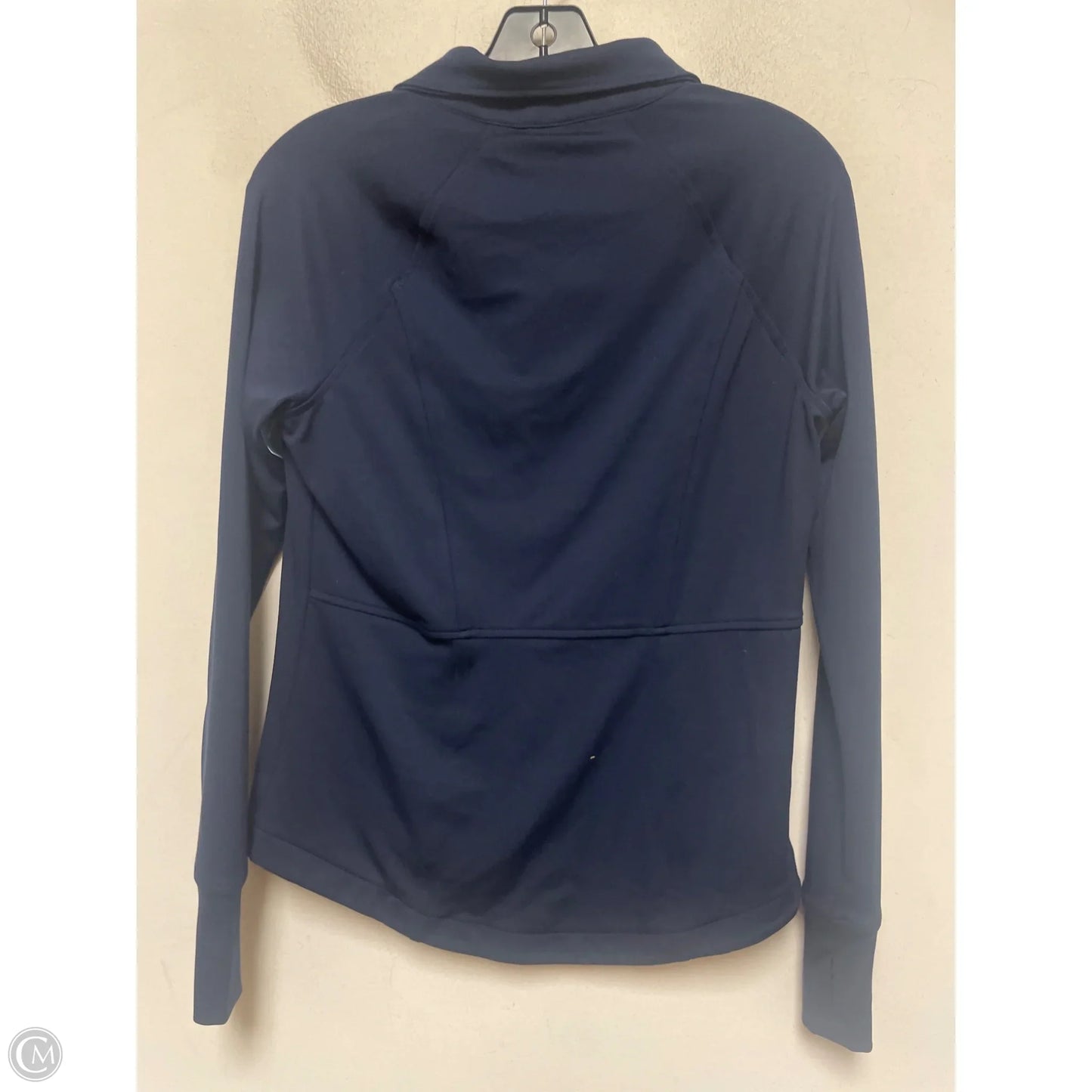 Athletic Top Long Sleeve Collar By Lou And Grey In Blue, Size: Xs