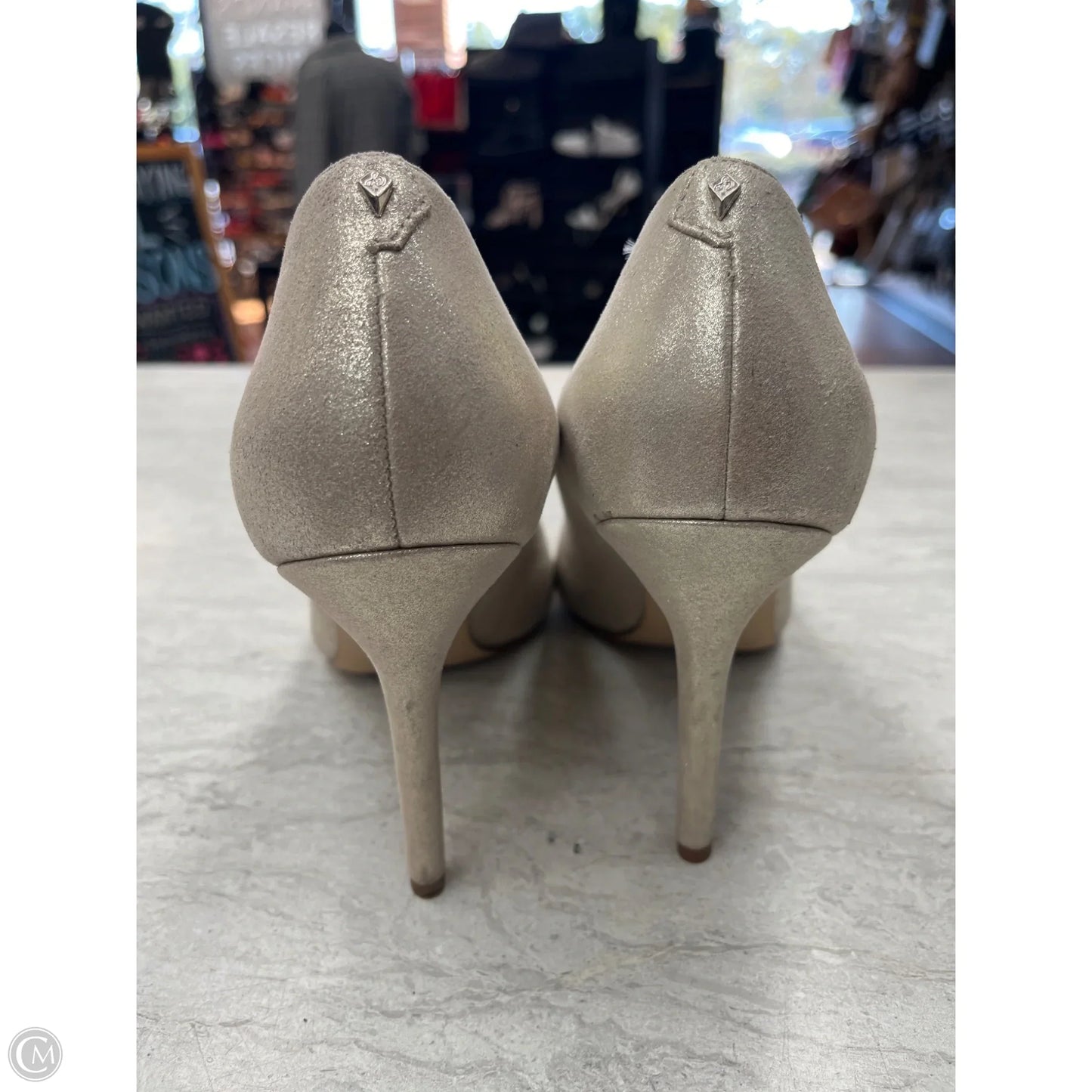 Shoes Heels Stiletto By Sam Edelman In Tan, Size: 7.5