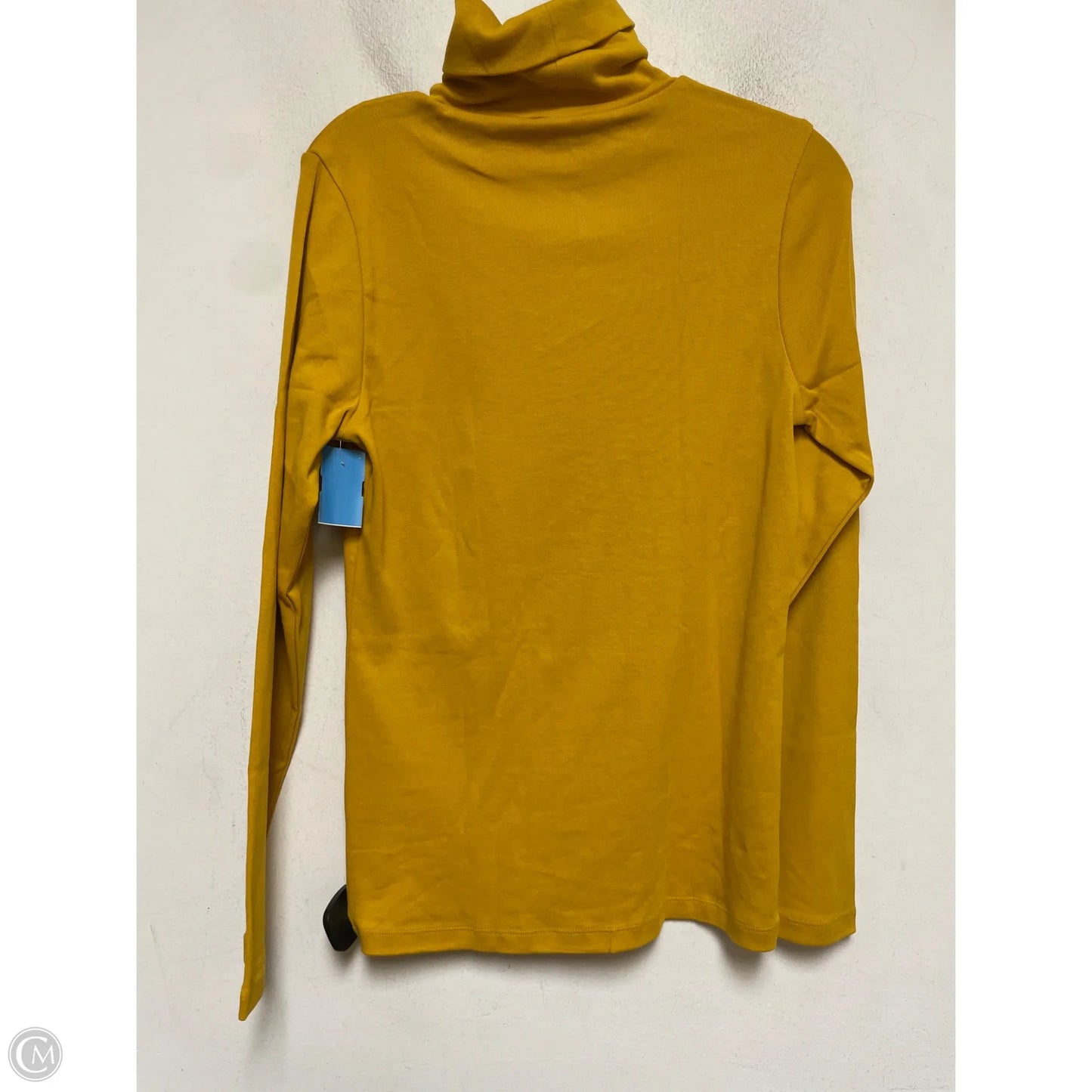 Top Long Sleeve Basic By J. Crew In Yellow, Size: L