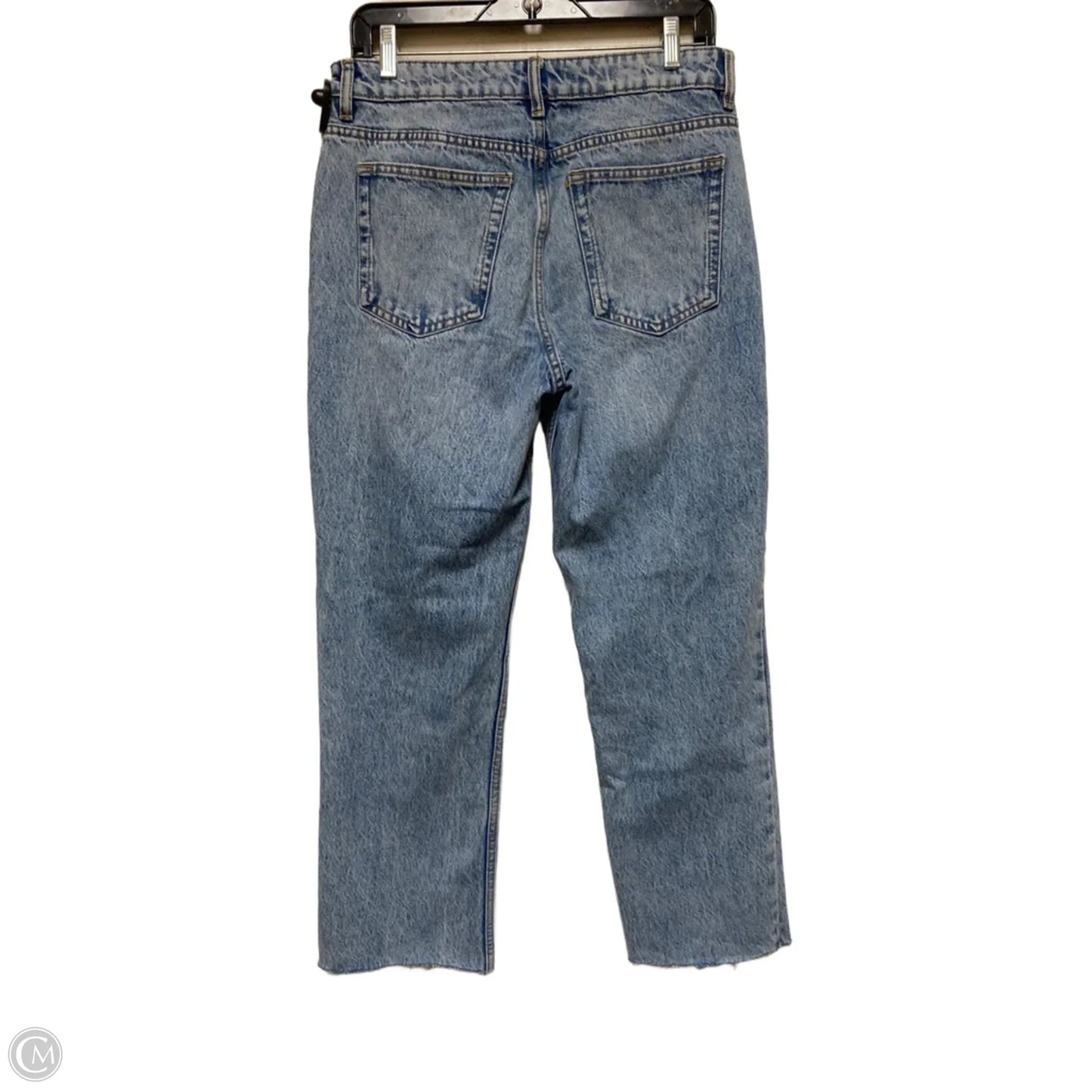 Jeans Straight By Mng In Blue Denim, Size: 6