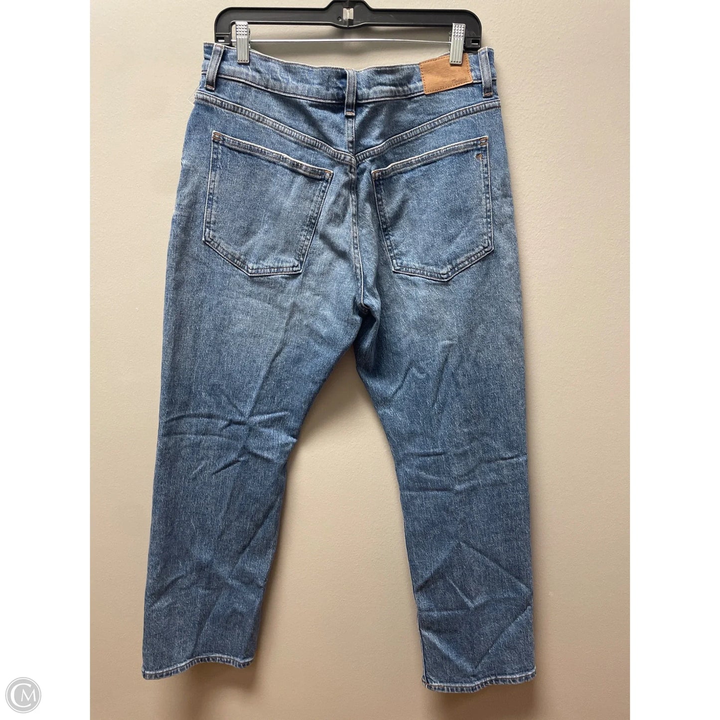 Jeans Straight By Madewell In Blue Denim, Size: 8p
