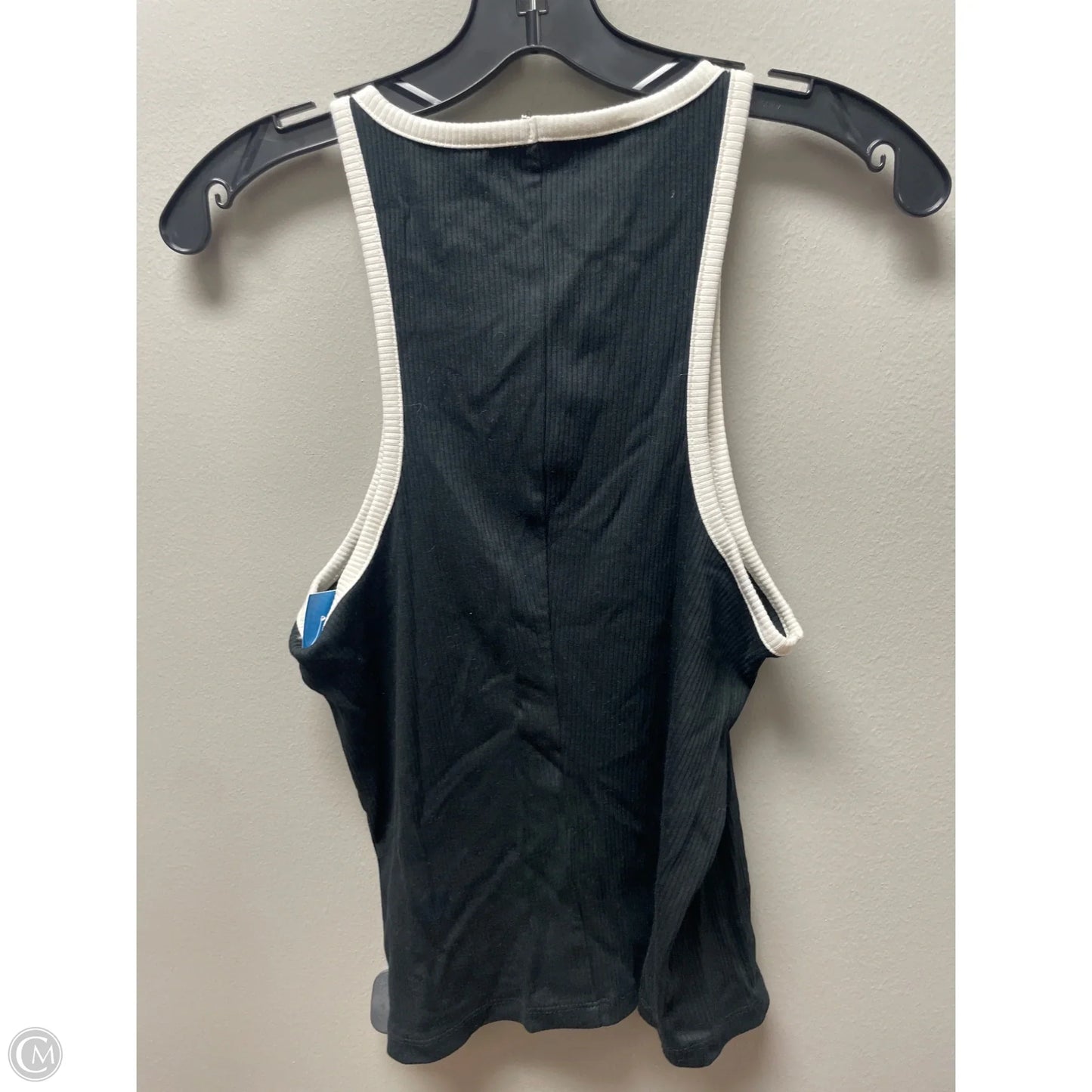 Tank Top By J. Crew In Black & White, Size: L