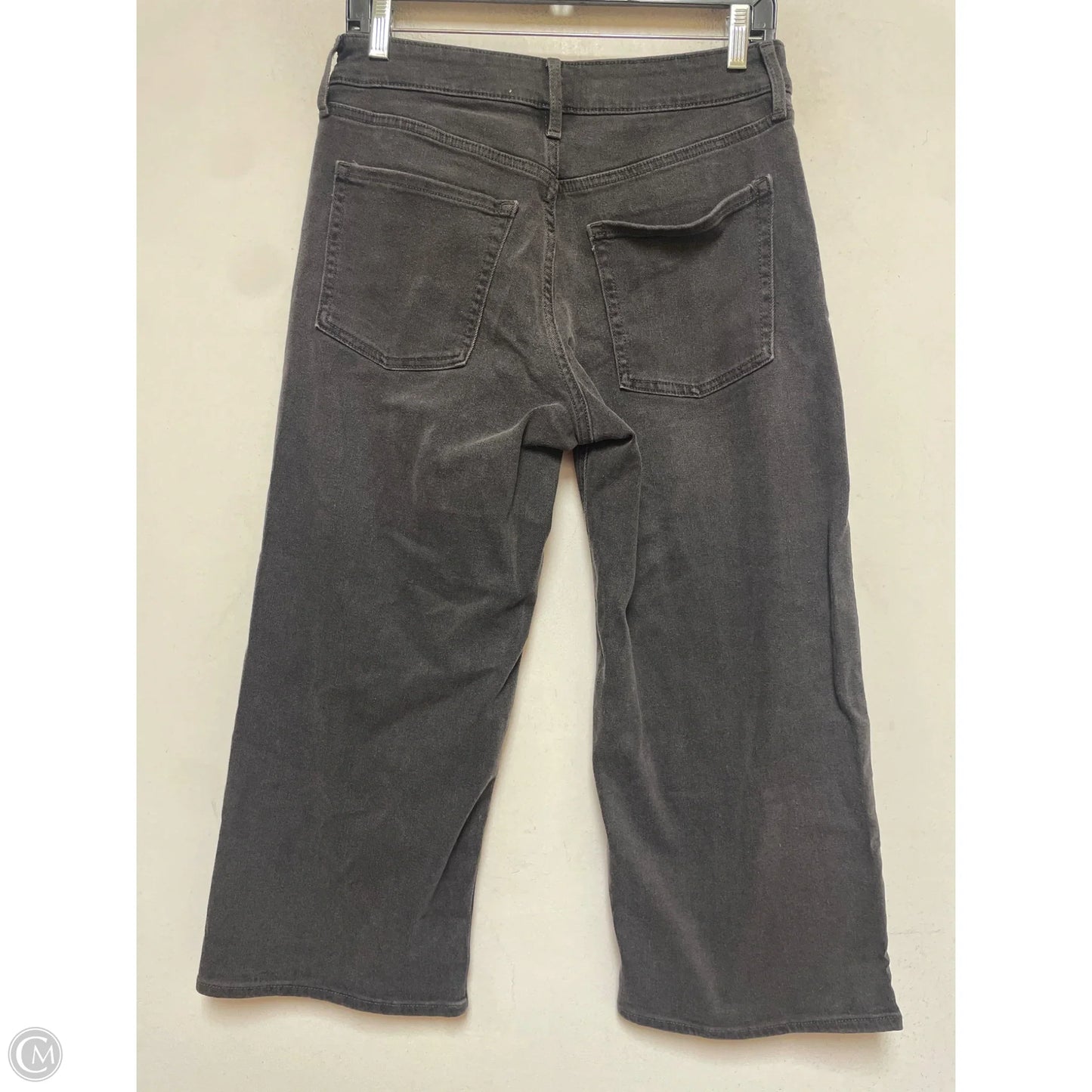 Jeans Wide Leg By Old Navy In Black Denim, Size: 8p