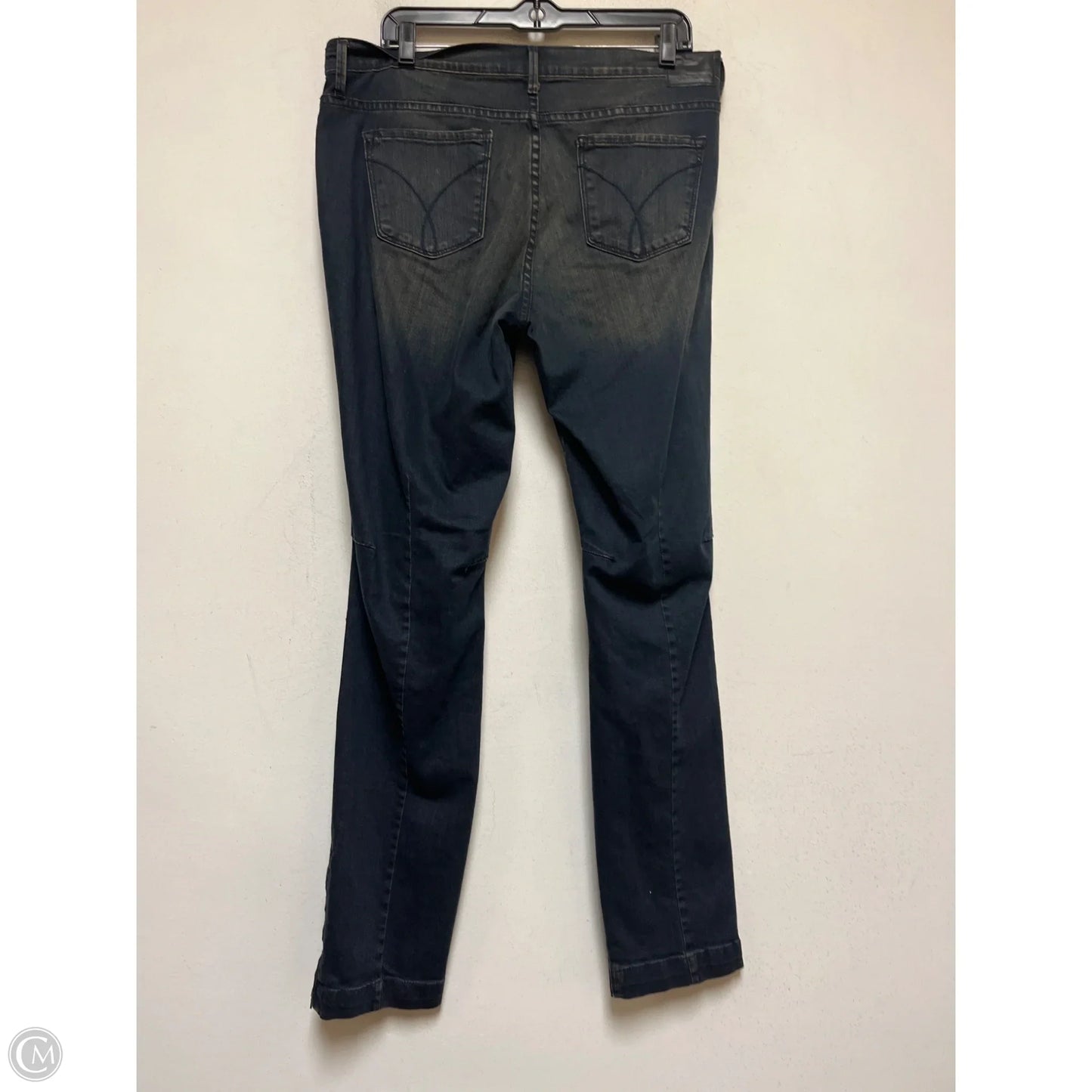 Jeans Skinny By Calvin Klein In Blue Denim, Size: 16