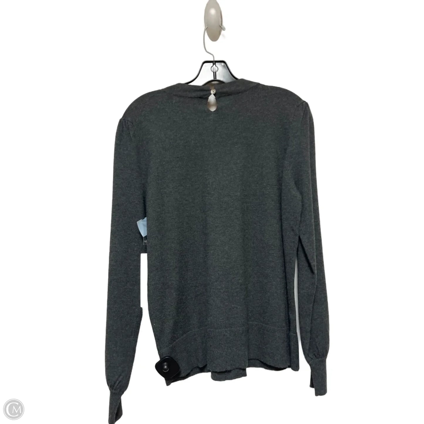 Sweater By Liz Claiborne In Grey, Size: M
