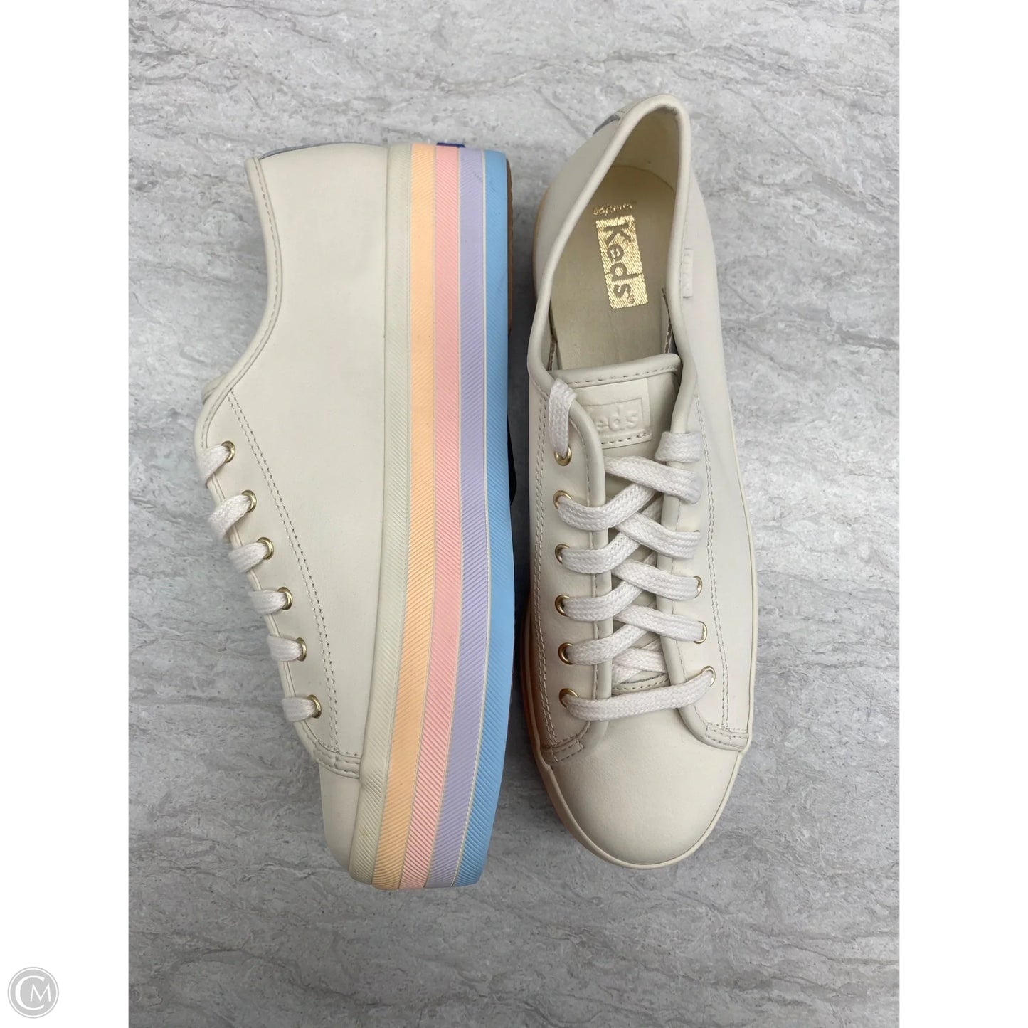 Shoes Sneakers By Keds In Cream, Size: 9.5