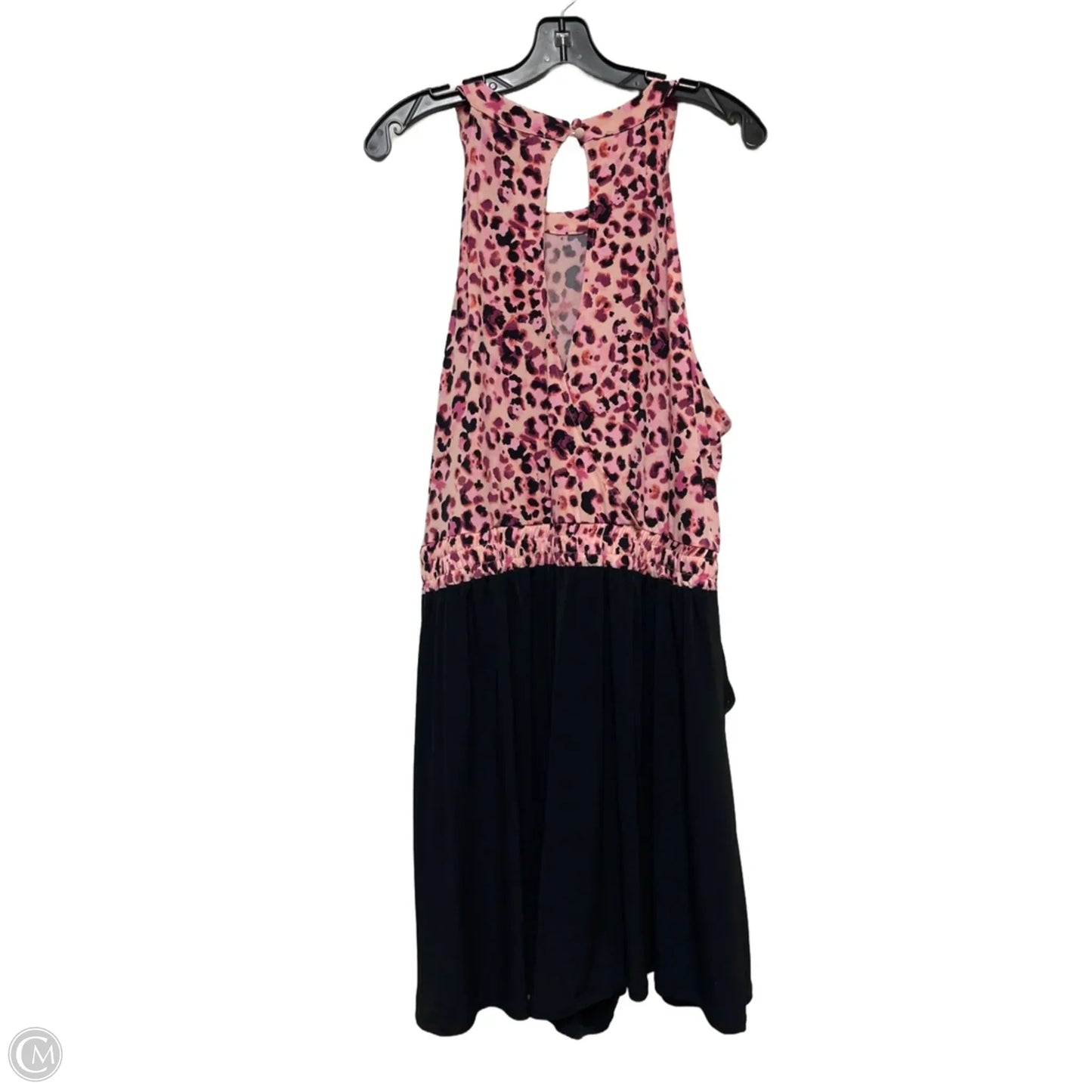 Dress Casual Short By Torrid In Black & Pink, Size: 2x