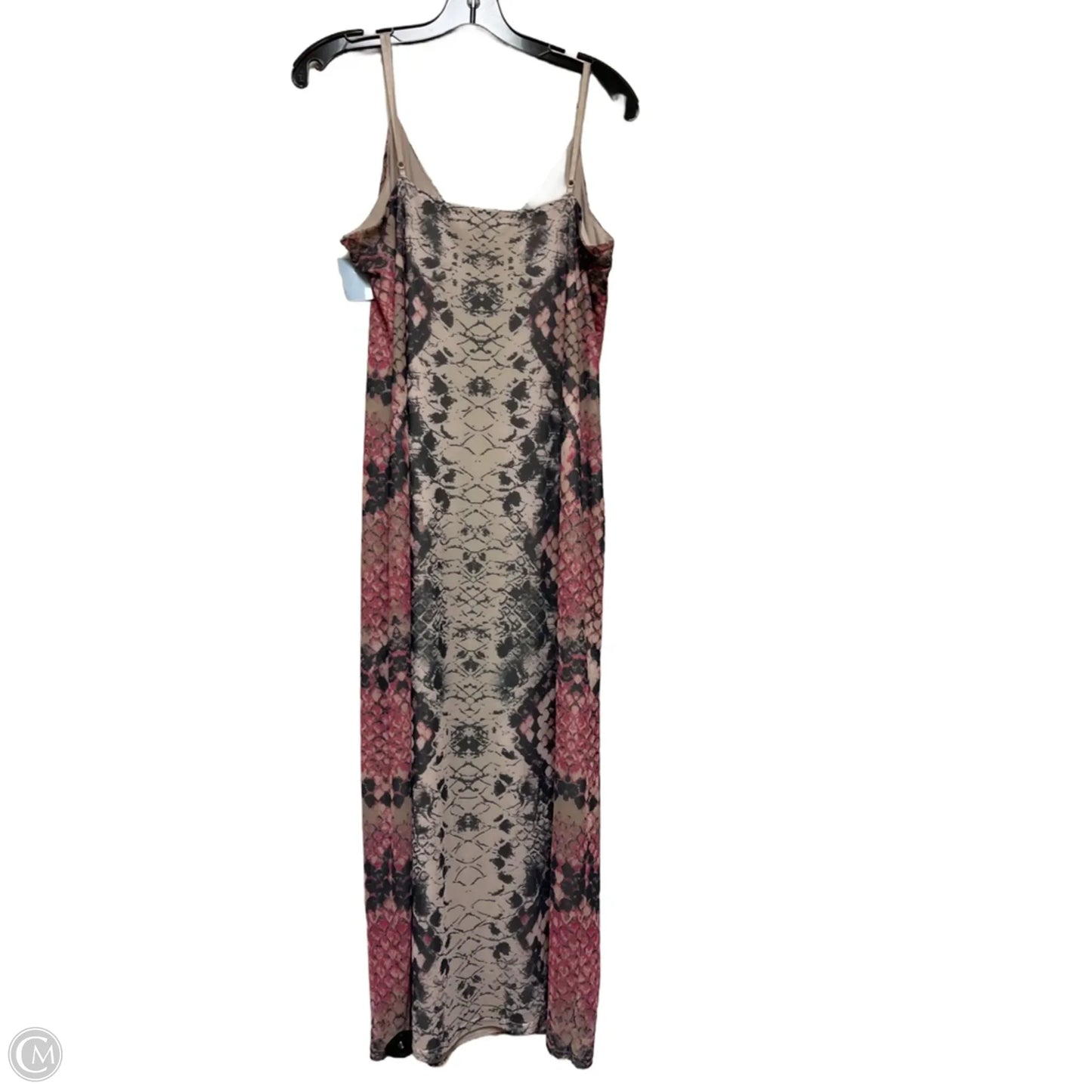 Dress Casual Maxi By Afrm In Snakeskin Print, Size: 2x