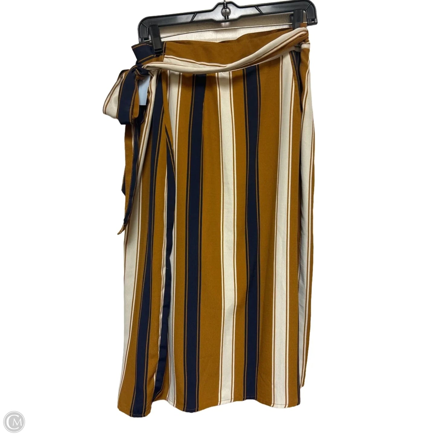 Skirt Midi By Porridge In Striped Pattern, Size: 6