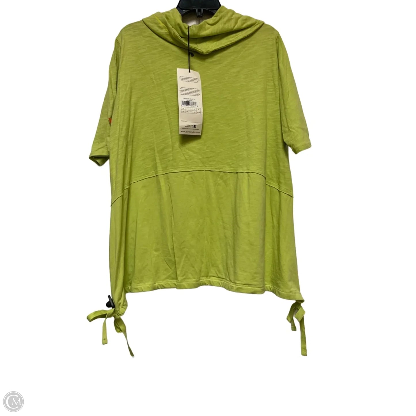 Athletic Top Short Sleeve By Neon Buddha In Green, Size: Xl