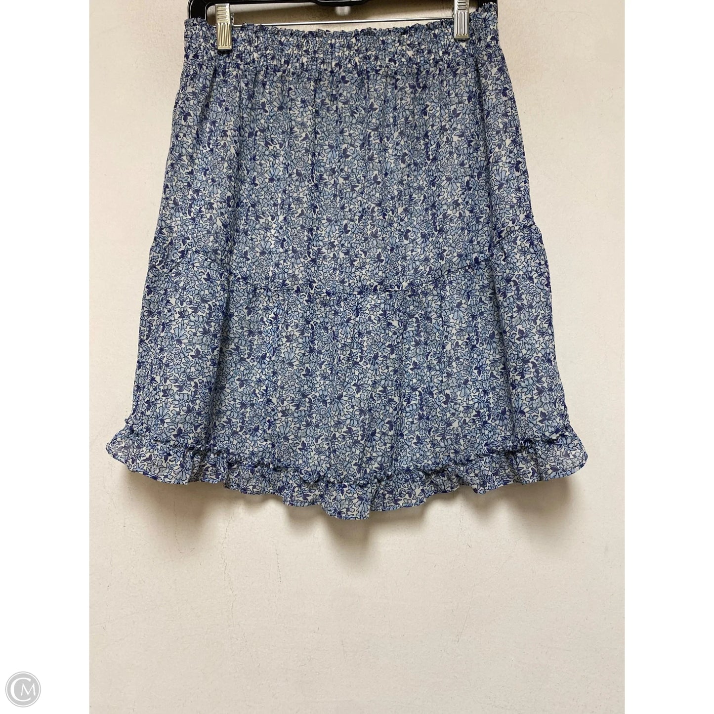 Skirt Mini & Short By Loft In Blue, Size: 6p