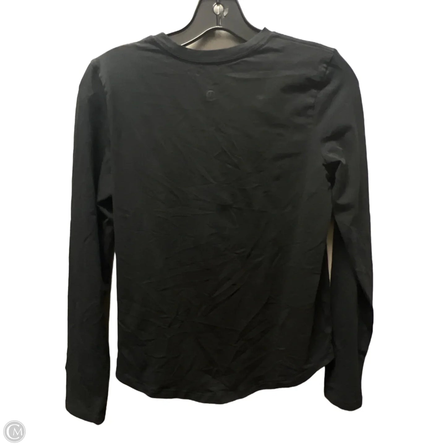 Athletic Top Long Sleeve Crewneck By Lululemon In Black, Size: Xs