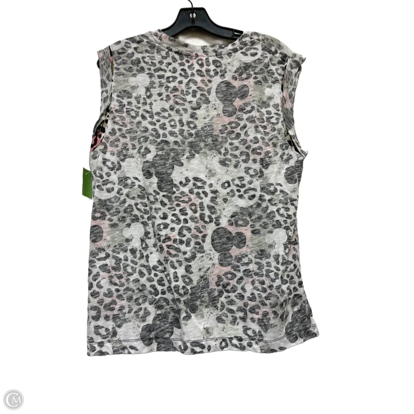 Top Sleeveless Basic By Disney Store In Animal Print, Size: L
