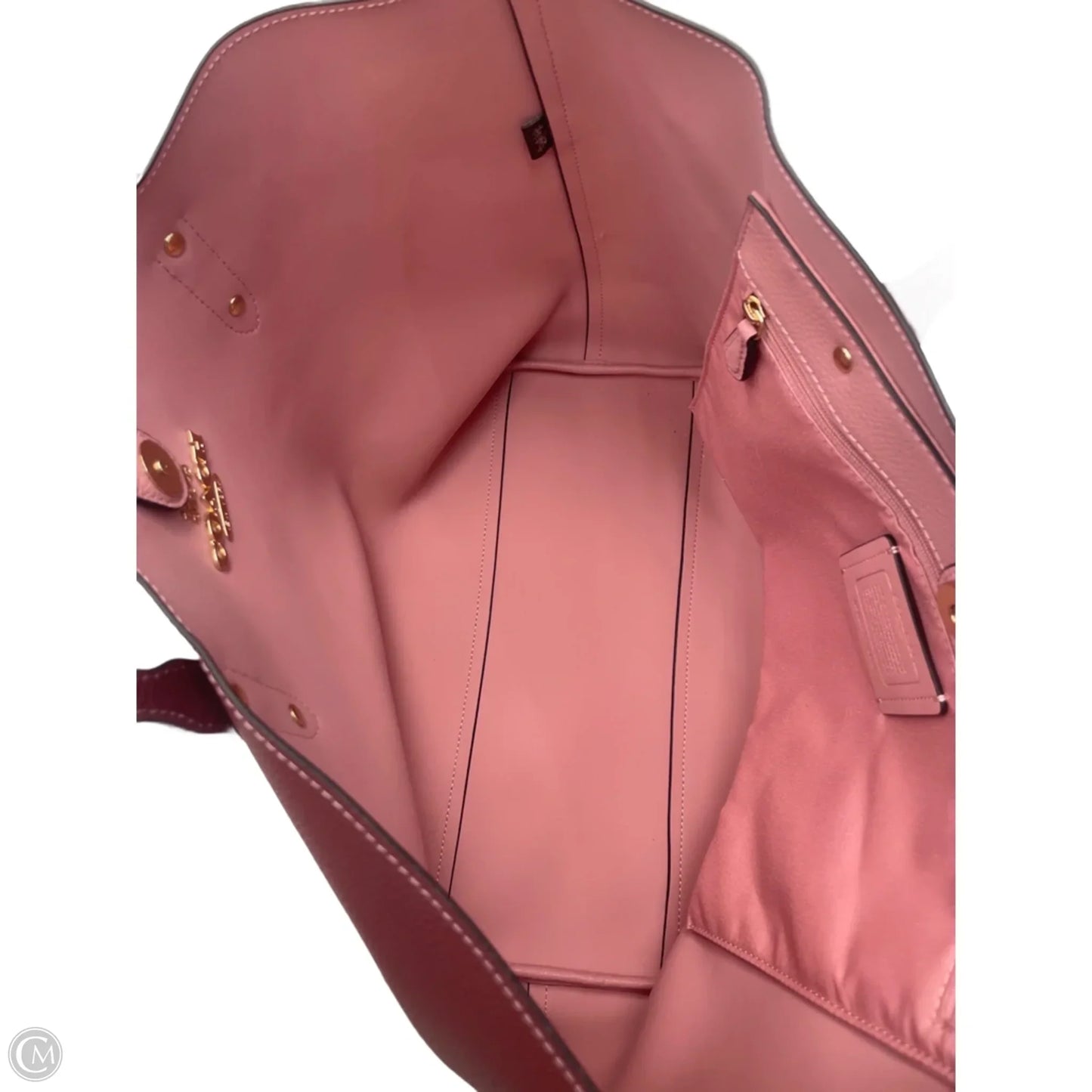 Tote Designer By Coach, Size: Medium