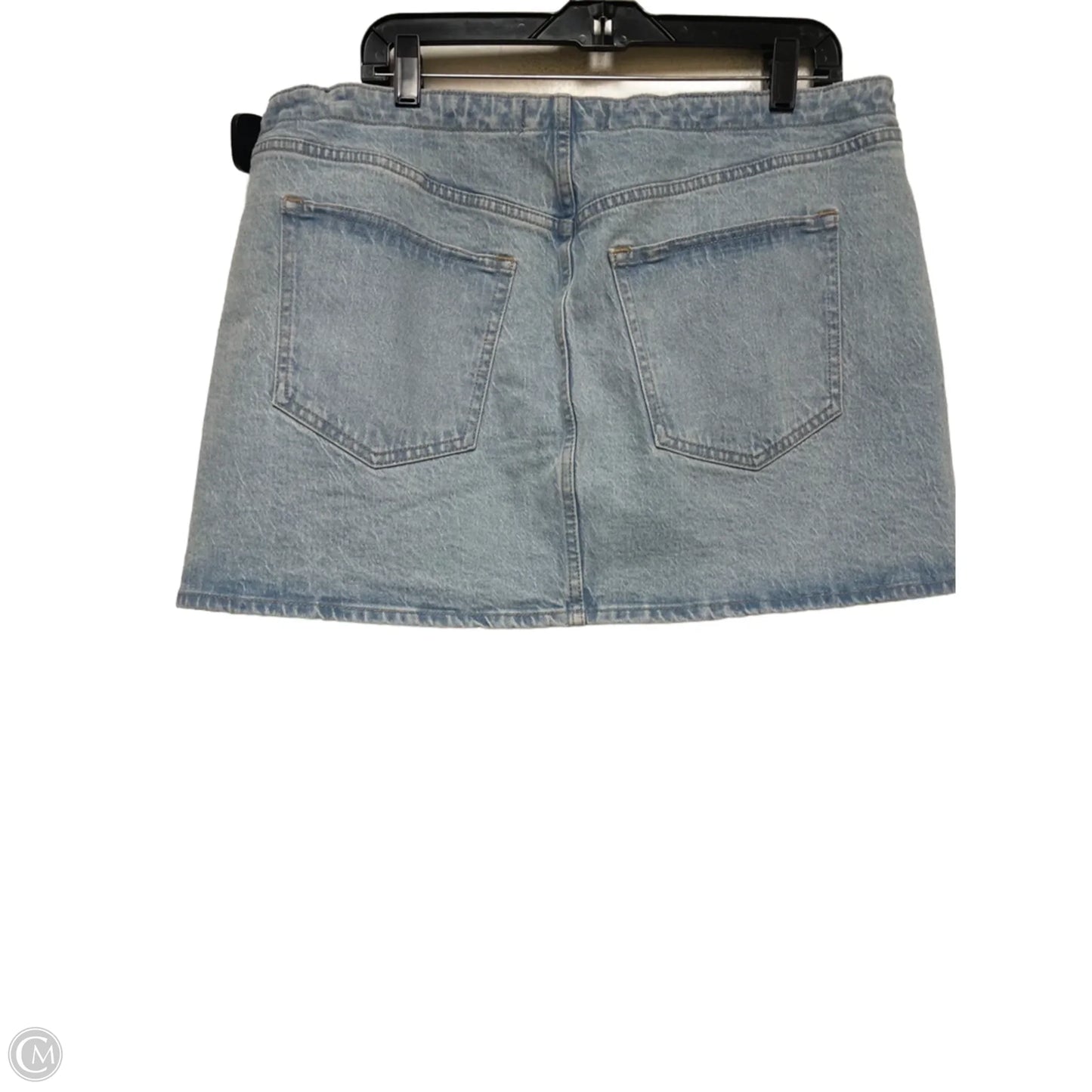 Skirt Mini & Short By Abercrombie And Fitch In Blue Denim, Size: 10