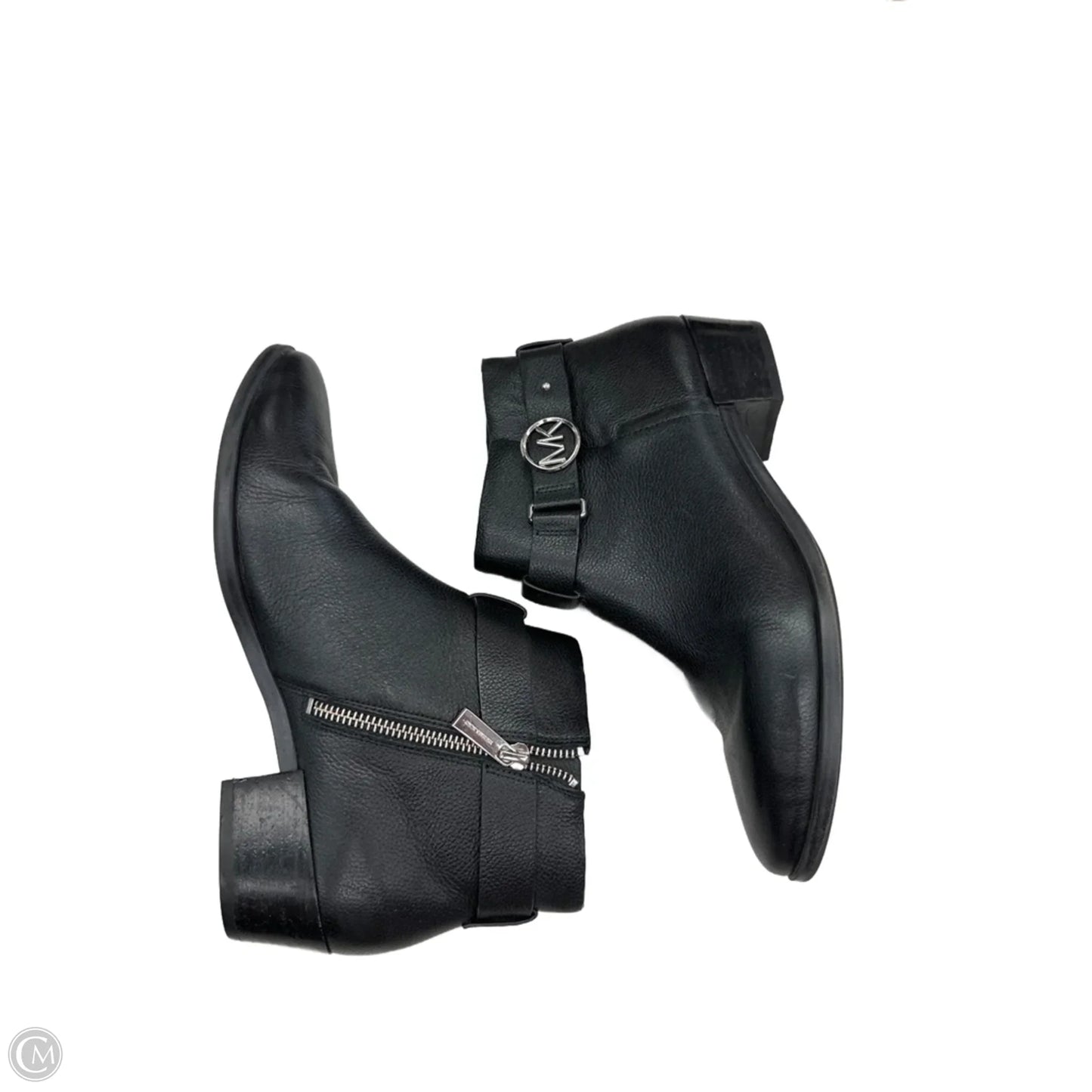 Boots Ankle Flats By Michael By Michael Kors In Black, Size: 9