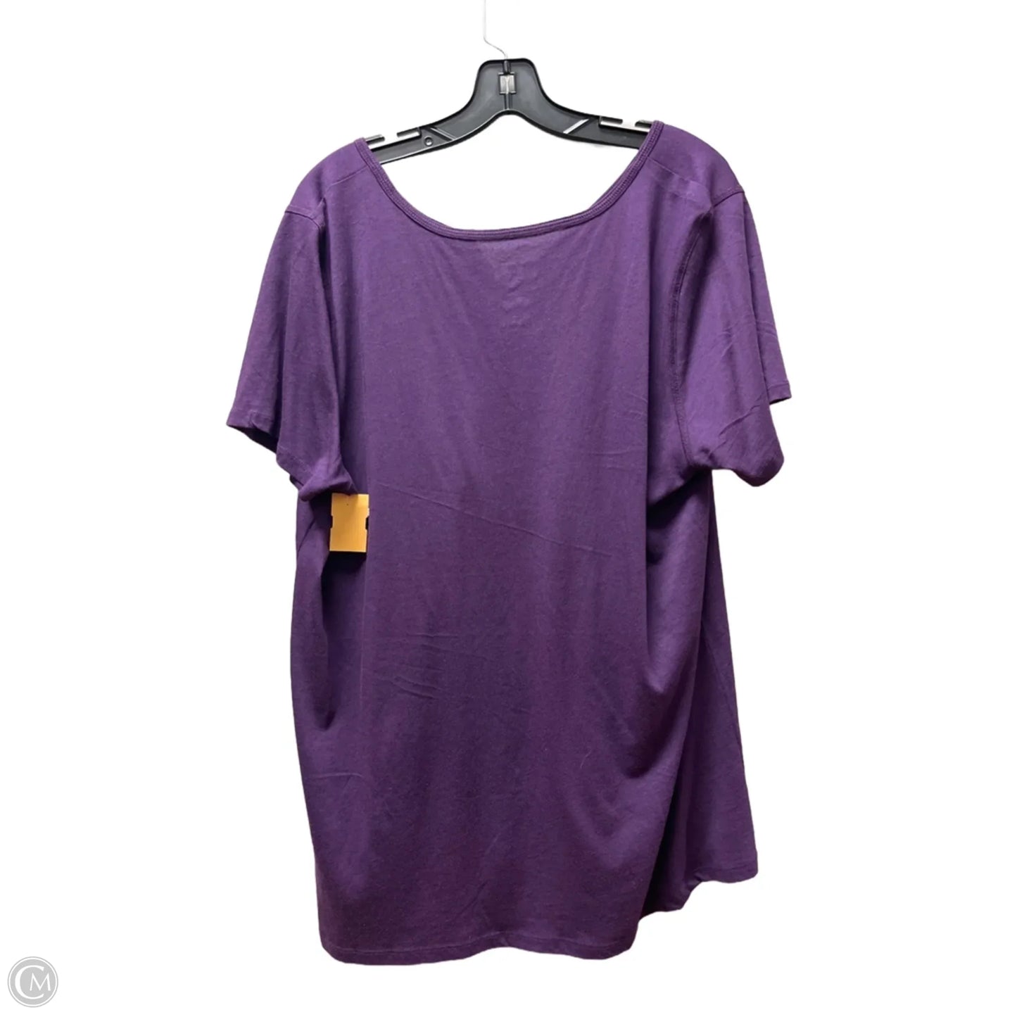 Top Short Sleeve By Torrid In Purple, Size: 2x