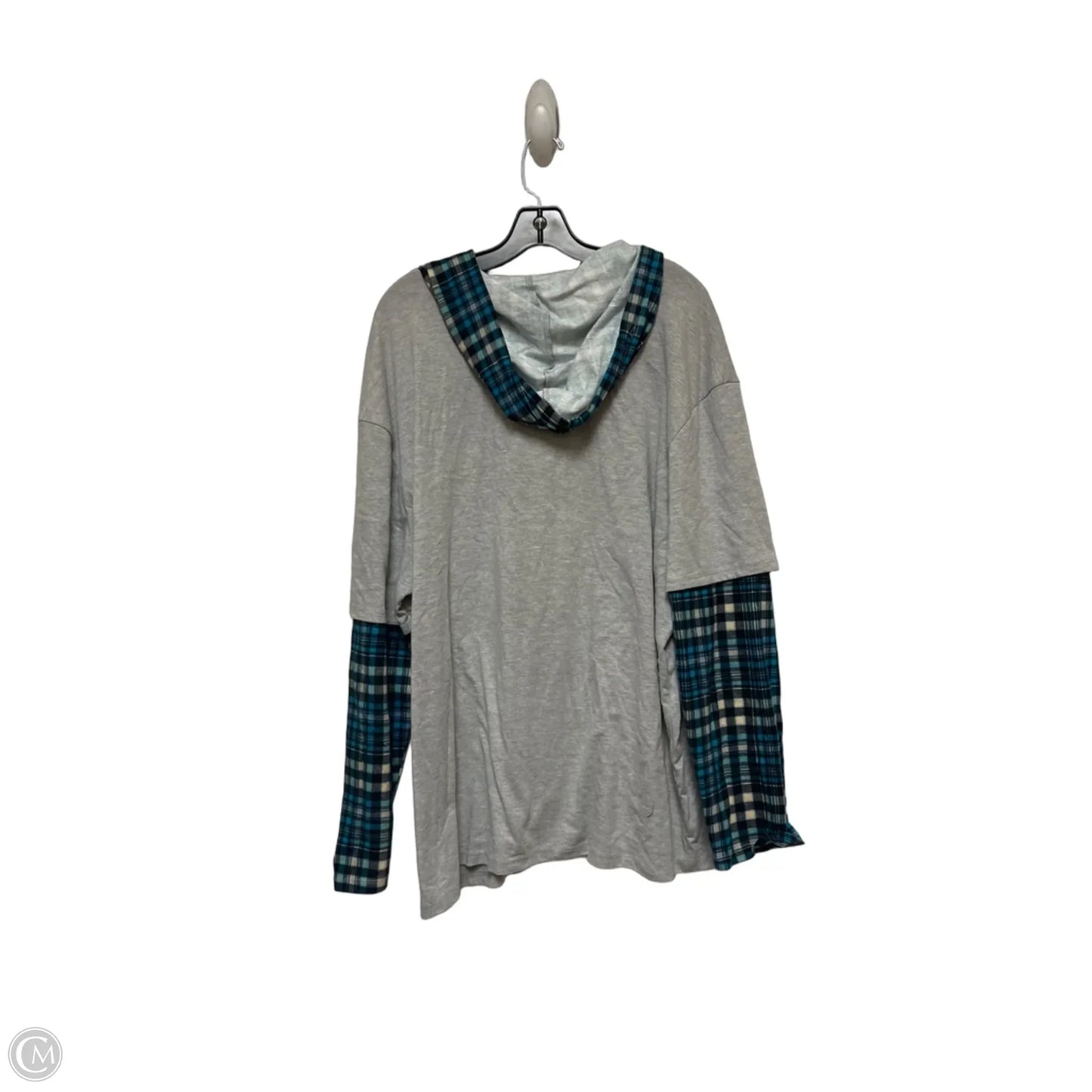 Top Long Sleeve By Disney Store In Plaid Pattern, Size: Xl