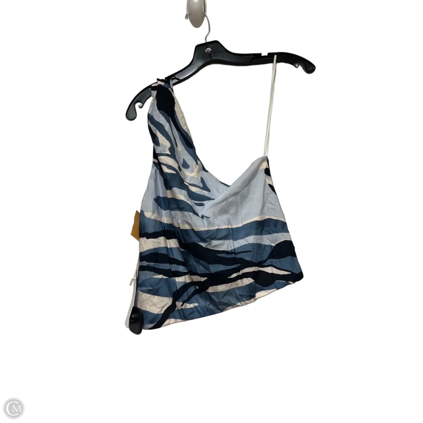 Top Sleeveless By Fifteen Twenty In Blue & Tan, Size: S
