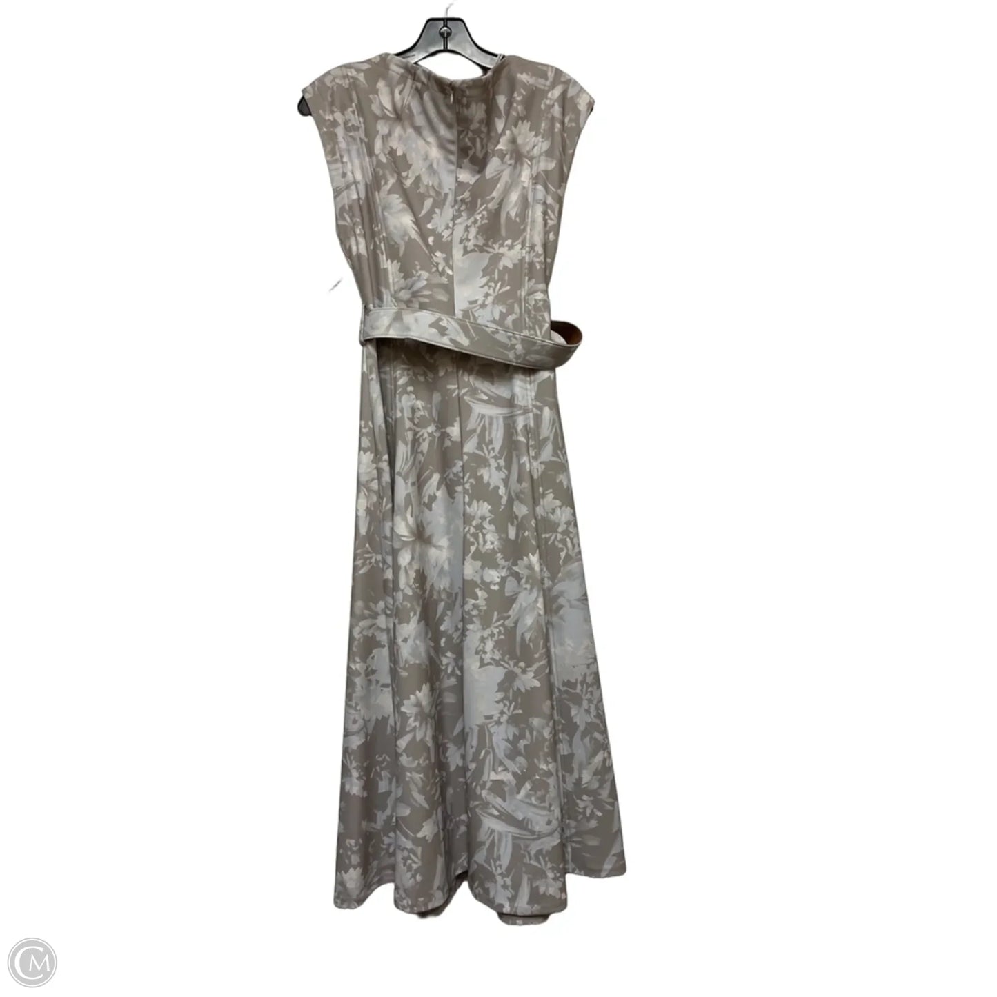 Dress Casual Maxi By Calvin Klein In Taupe, Size: M