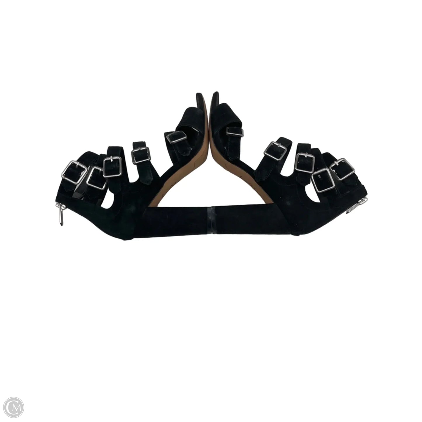 Sandals Heels Block By Sam Edelman In Black, Size: 8
