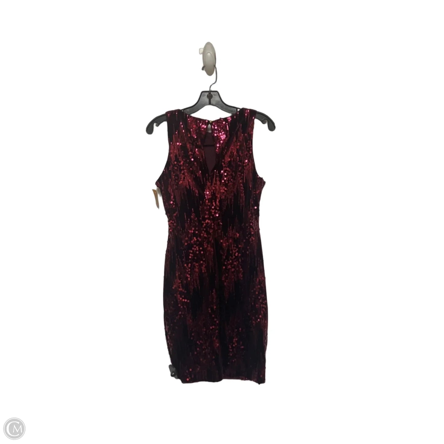 Dress Party Short By Clothes Mentor In Maroon, Size: M