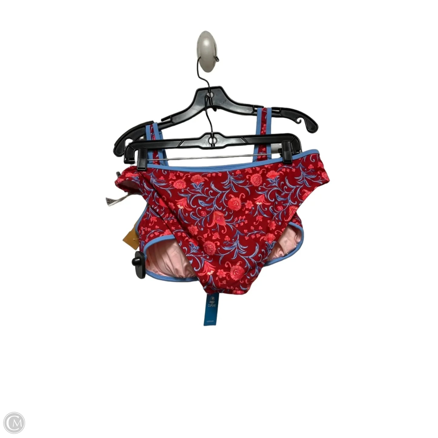 Swimsuit 2pc By Cupshe In Blue & Red, Size: L