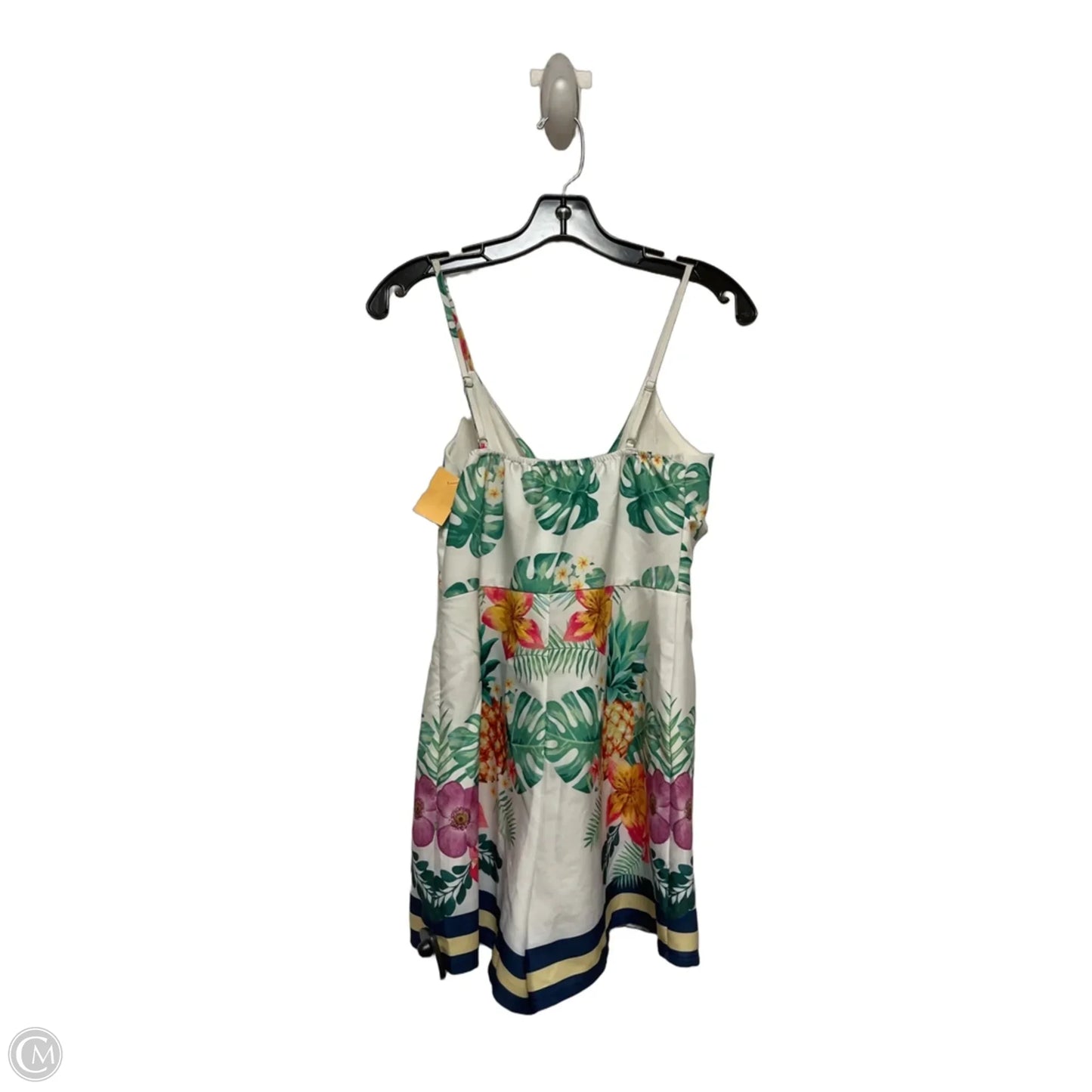 Romper By Clothes Mentor In Tropical Print, Size: S