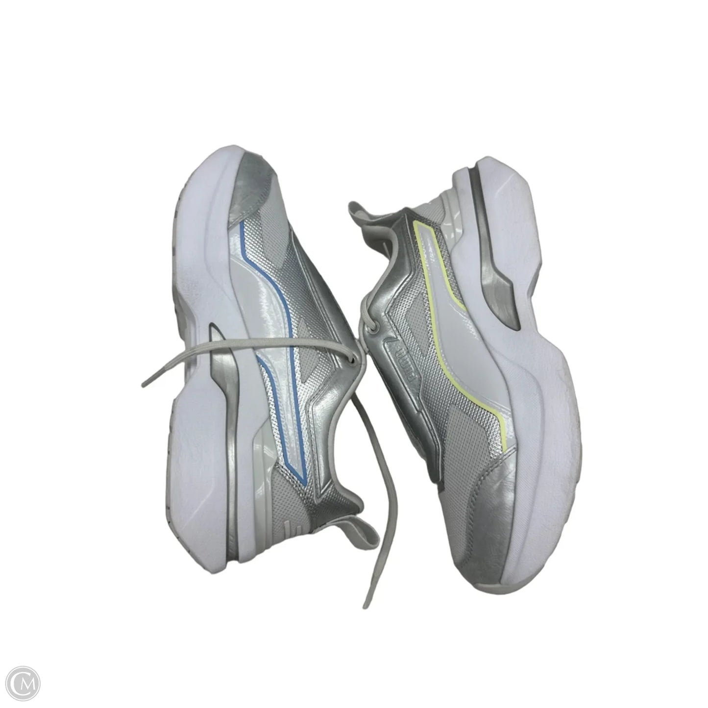 Shoes Sneakers By Puma In Silver, Size: 7.5