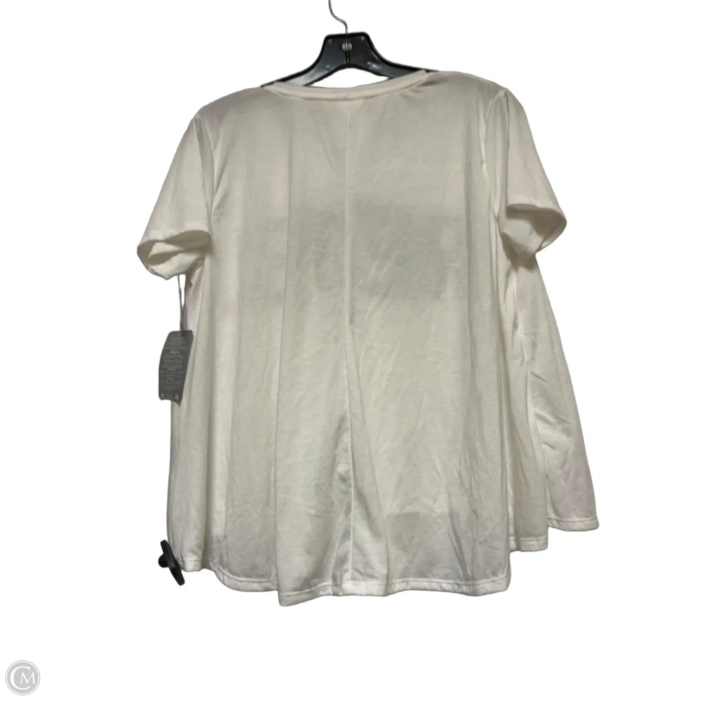 Top Short Sleeve By Disney Store In White, Size: M