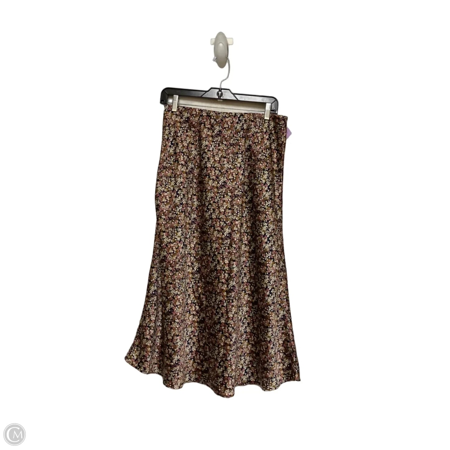 Skirt Midi By Ann Taylor In Floral Print, Size: 8