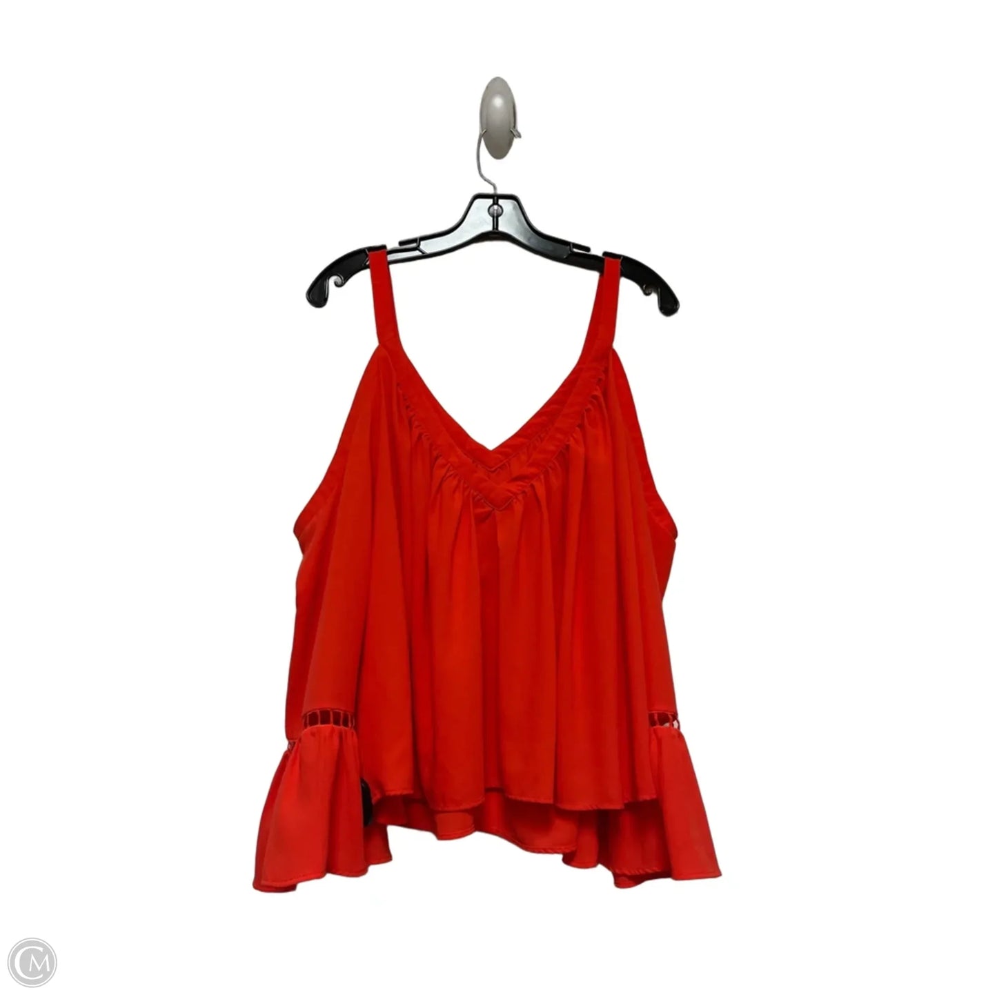 Top Short Sleeve By Gianni Bini In Orange, Size: L