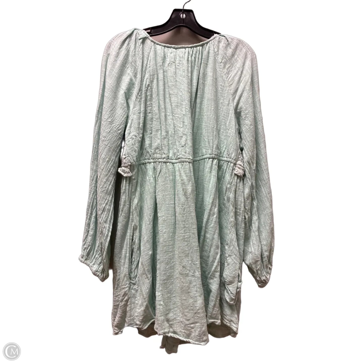 Top Long Sleeve By Free People In Aqua, Size: Xl