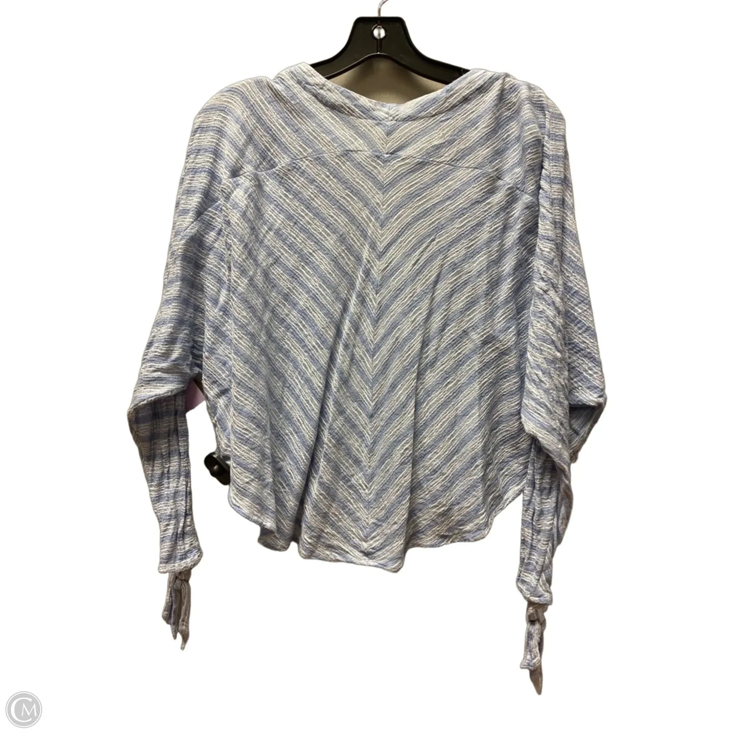 Top Long Sleeve By Free People In Blue, Size: S