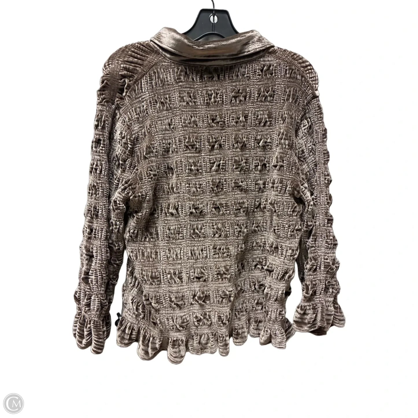 Top Long Sleeve By Maeve In Brown, Size: L