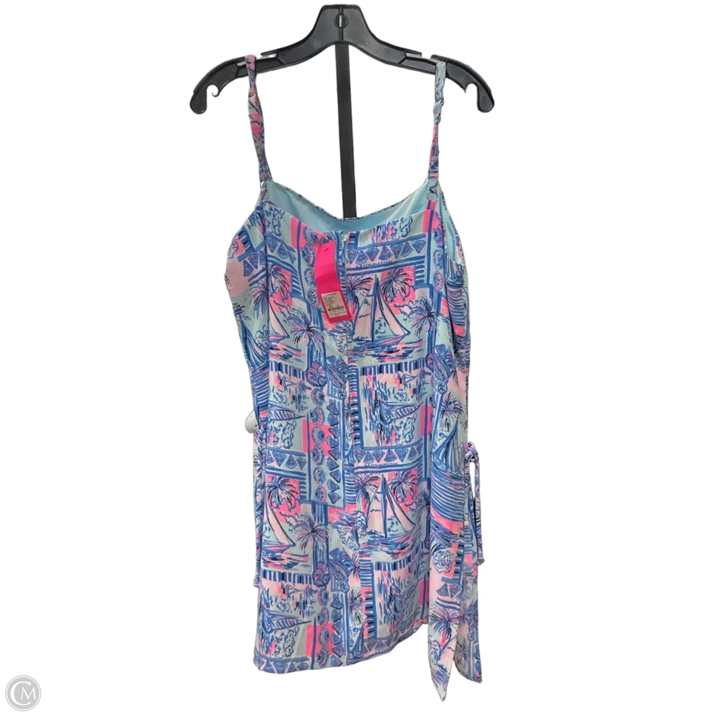 Dress Designer By Lilly Pulitzer In Blue & Pink, Size: 16