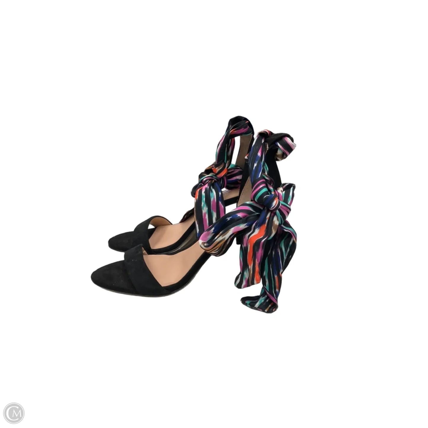 Sandals Heels Block By Inc In Black, Size: 6