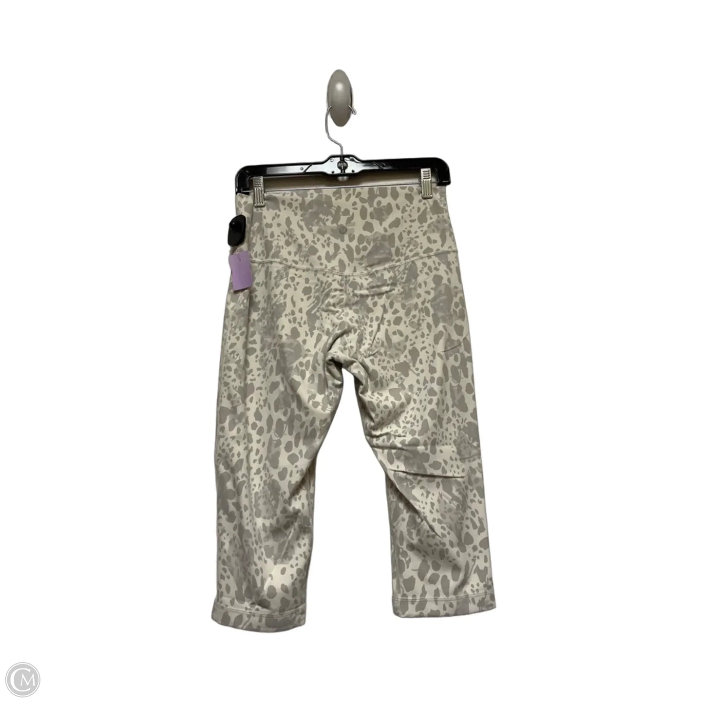 Athletic Capris By Lululemon In Animal Print, Size: 10