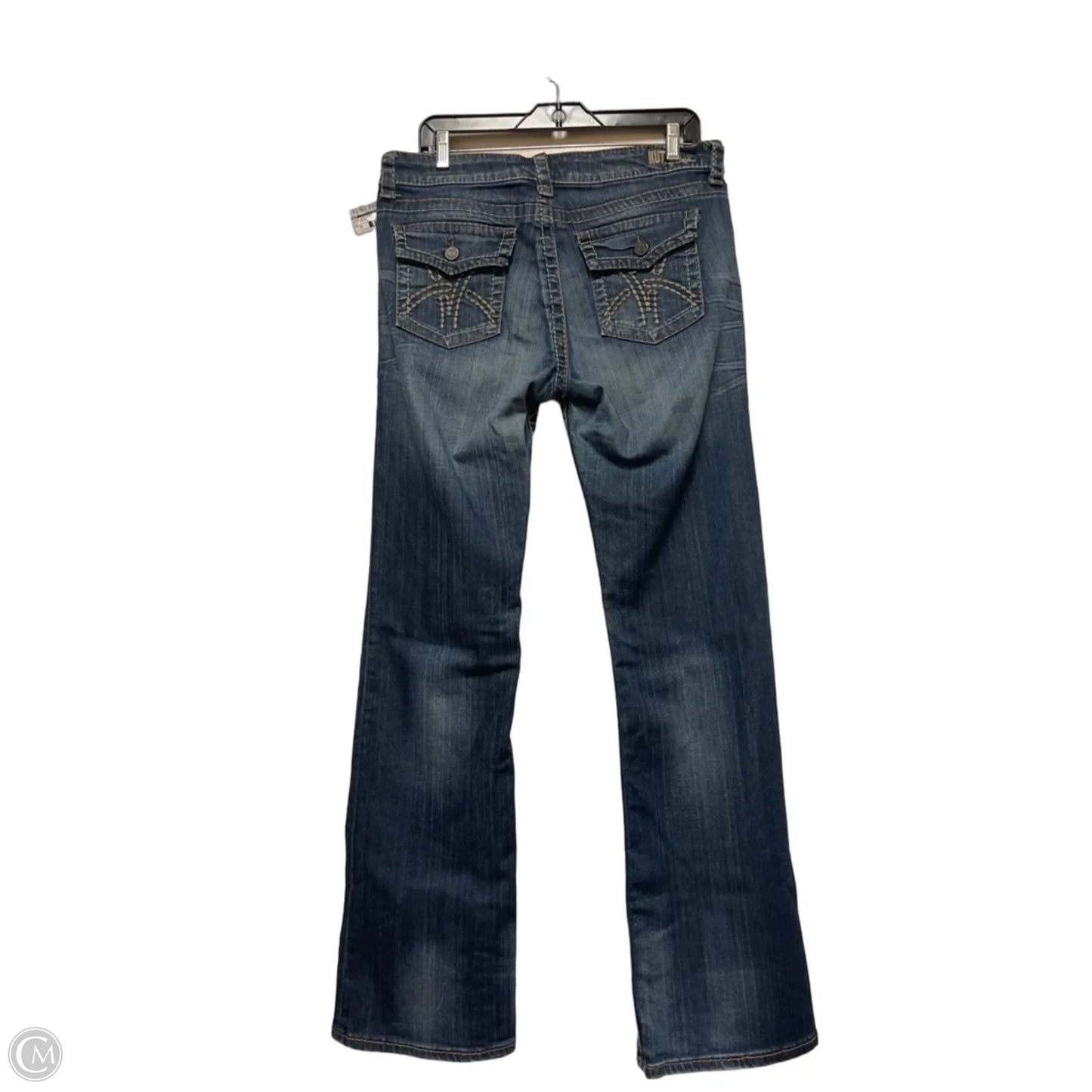 Jeans Boot Cut By Kut In Blue Denim, Size: 12