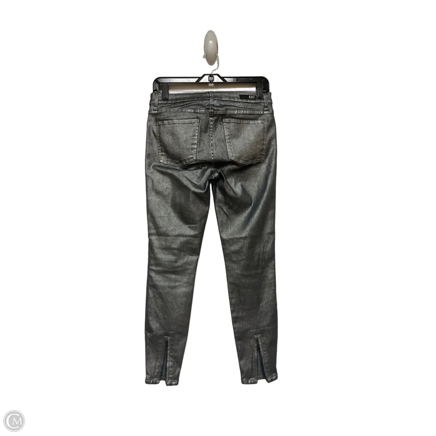 Jeans Skinny By Kut In Blue & Grey, Size: 4