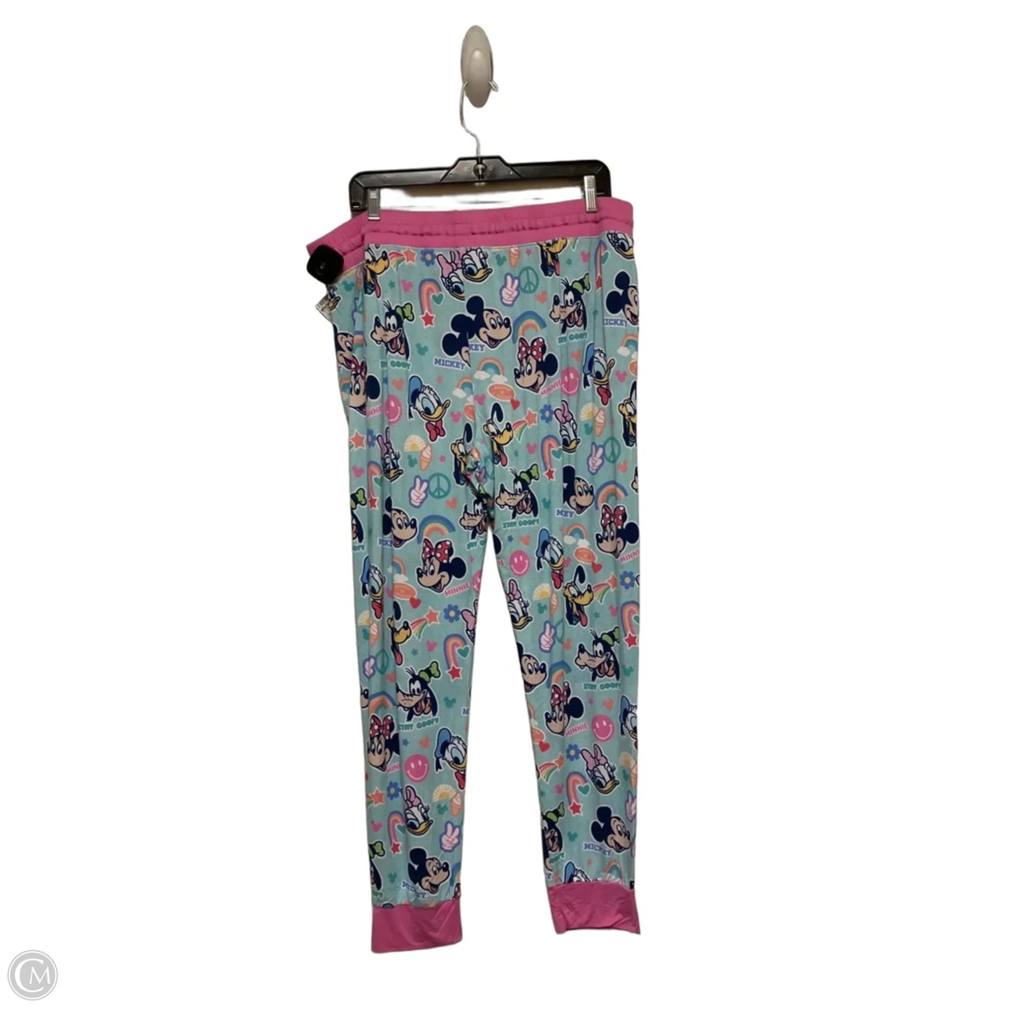 Pajamas 2pc By Disney In Blue & Pink, Size: Xl