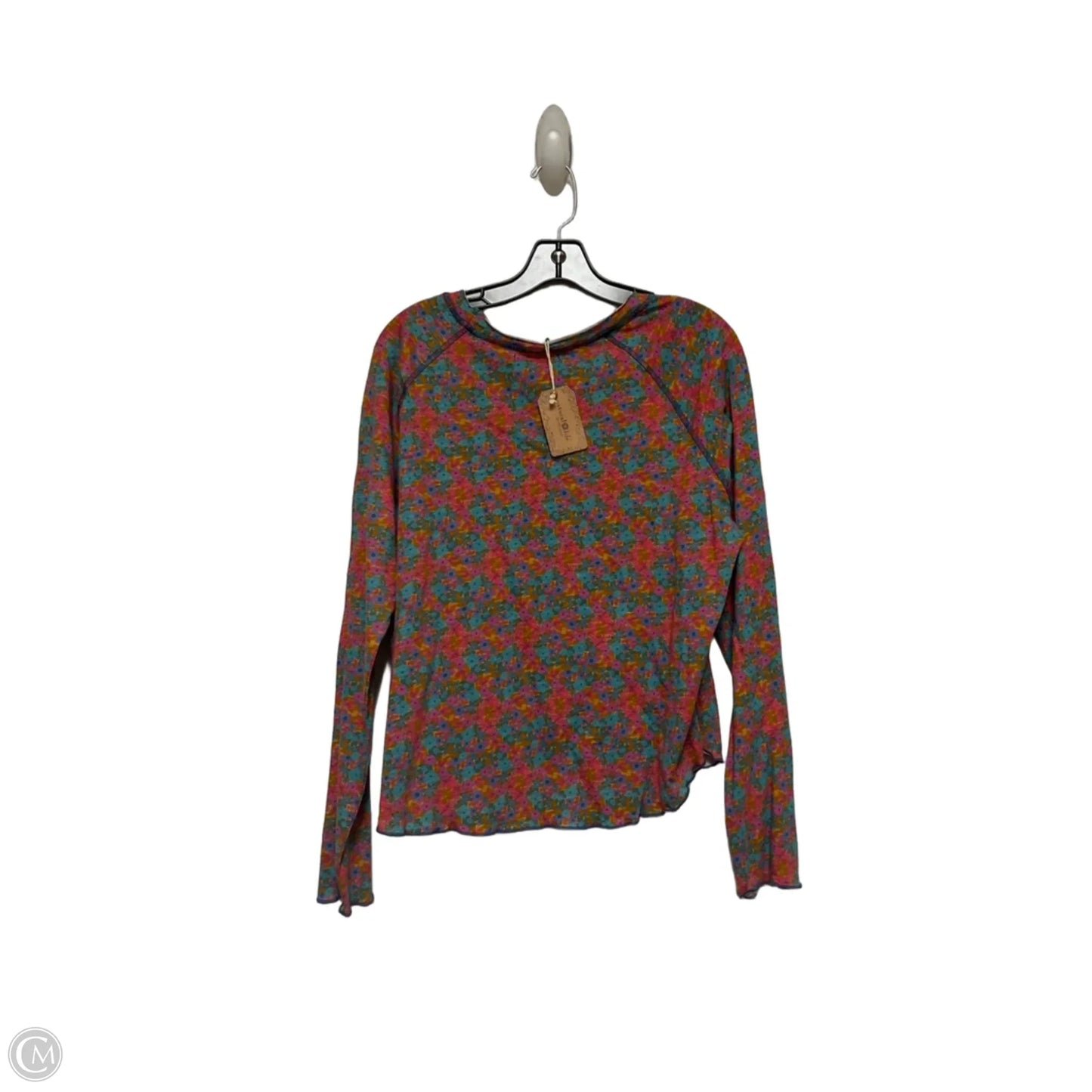Top Long Sleeve By Natural Life In Floral Print, Size: Xl