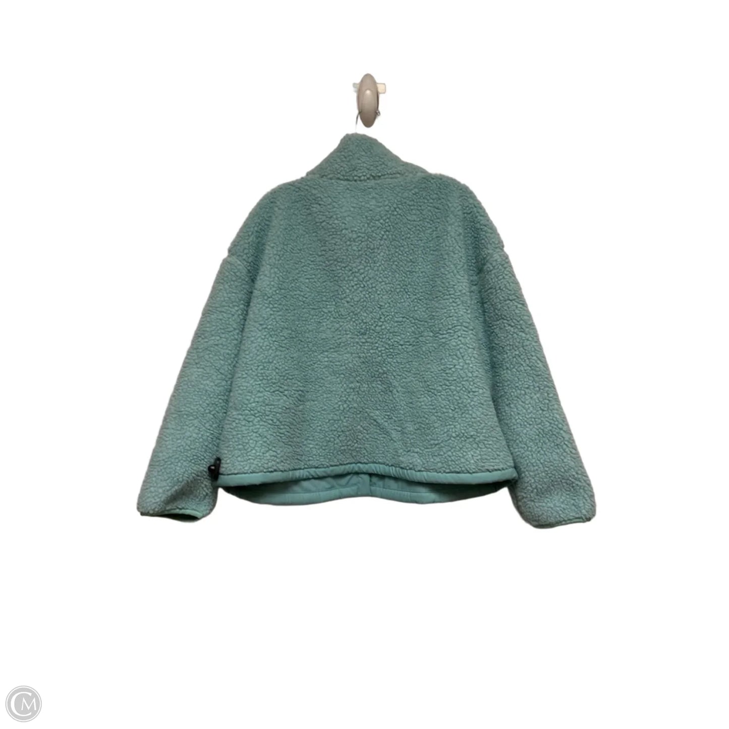 Jacket Faux Fur & Sherpa By Disney Store In Blue, Size: 1x