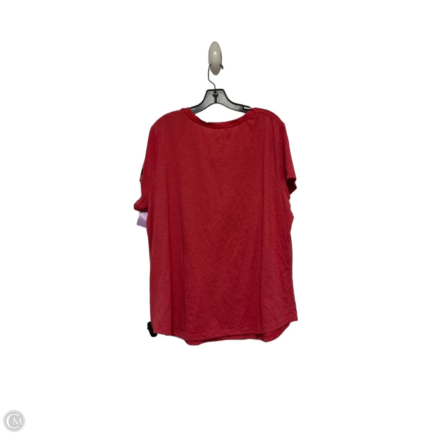 Top Short Sleeve Basic By Disney Store In Red, Size: Xxl