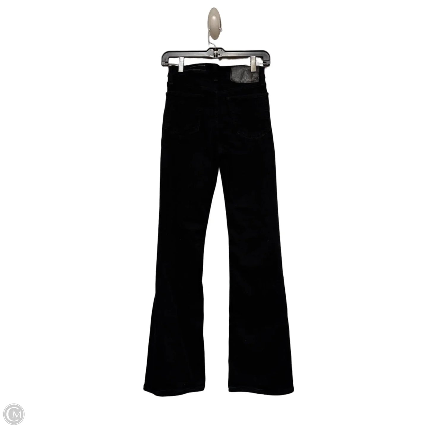Jeans Flared By Rag And Bone In Black Denim, Size: 2