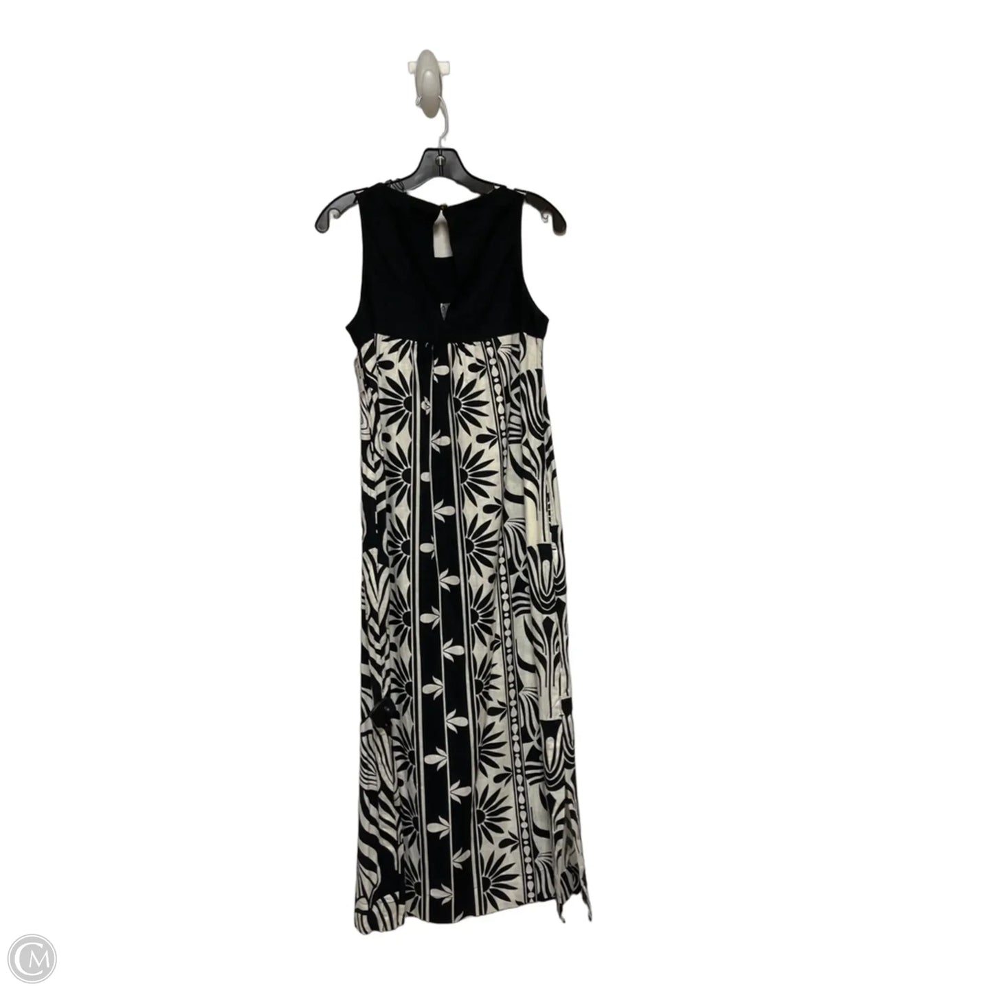 Dress Casual Maxi By Nicole Miller In Black & White, Size: Xs