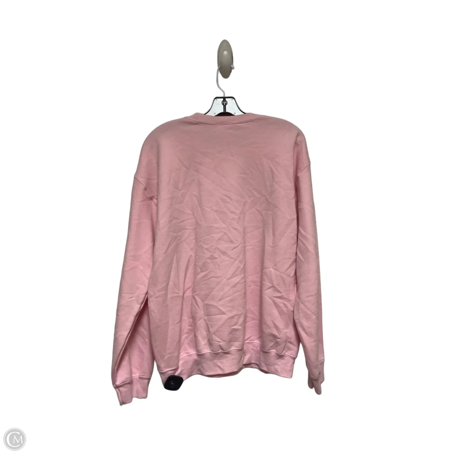 Sweatshirt Crewneck By Disney Store In Pink, Size: S