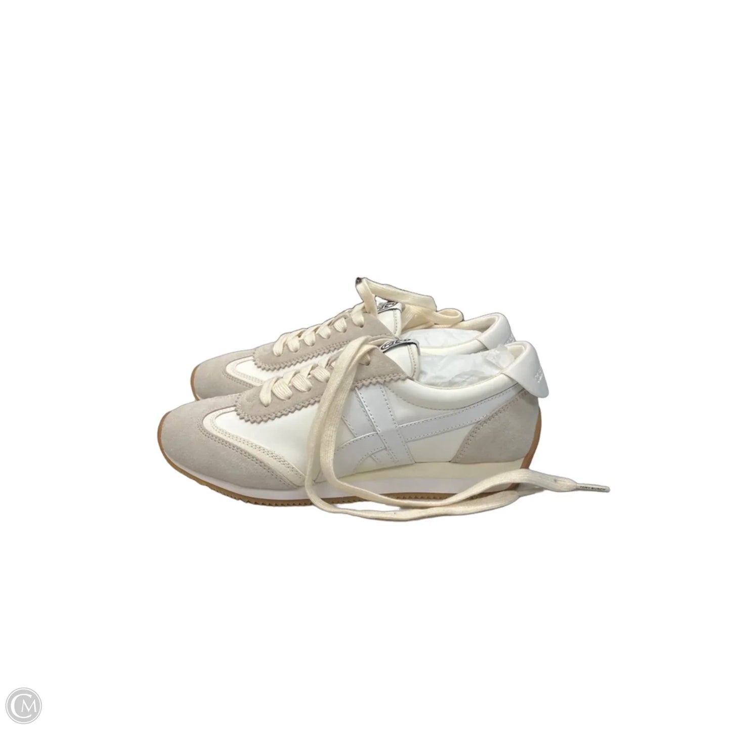 Shoes Designer By Tory Burch In Grey & White, Size: 7