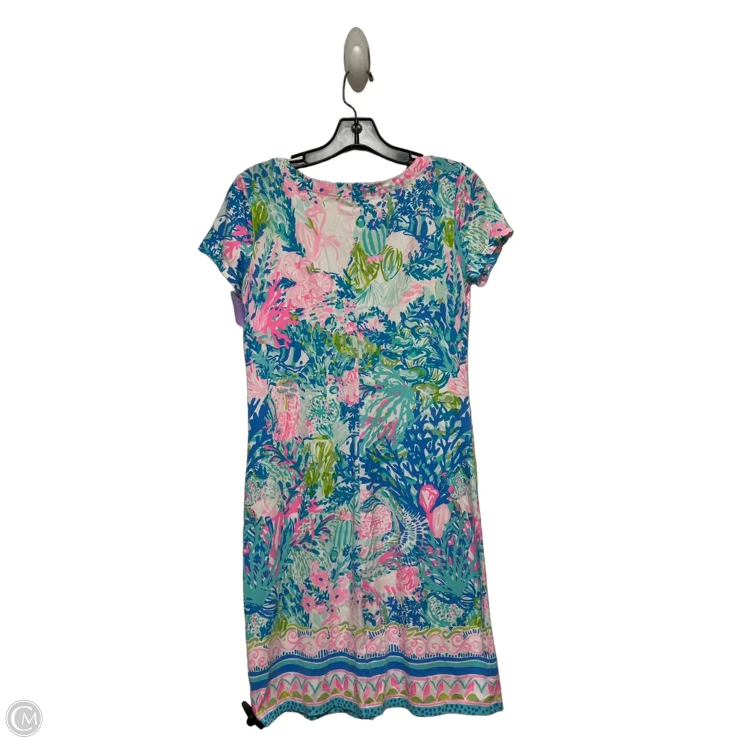 Dress Designer By Lilly Pulitzer In Blue & Green, Size: Xs